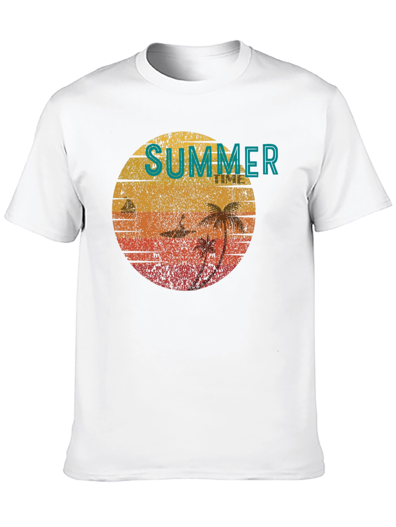 Retro Summer Time Beach T-Shirt