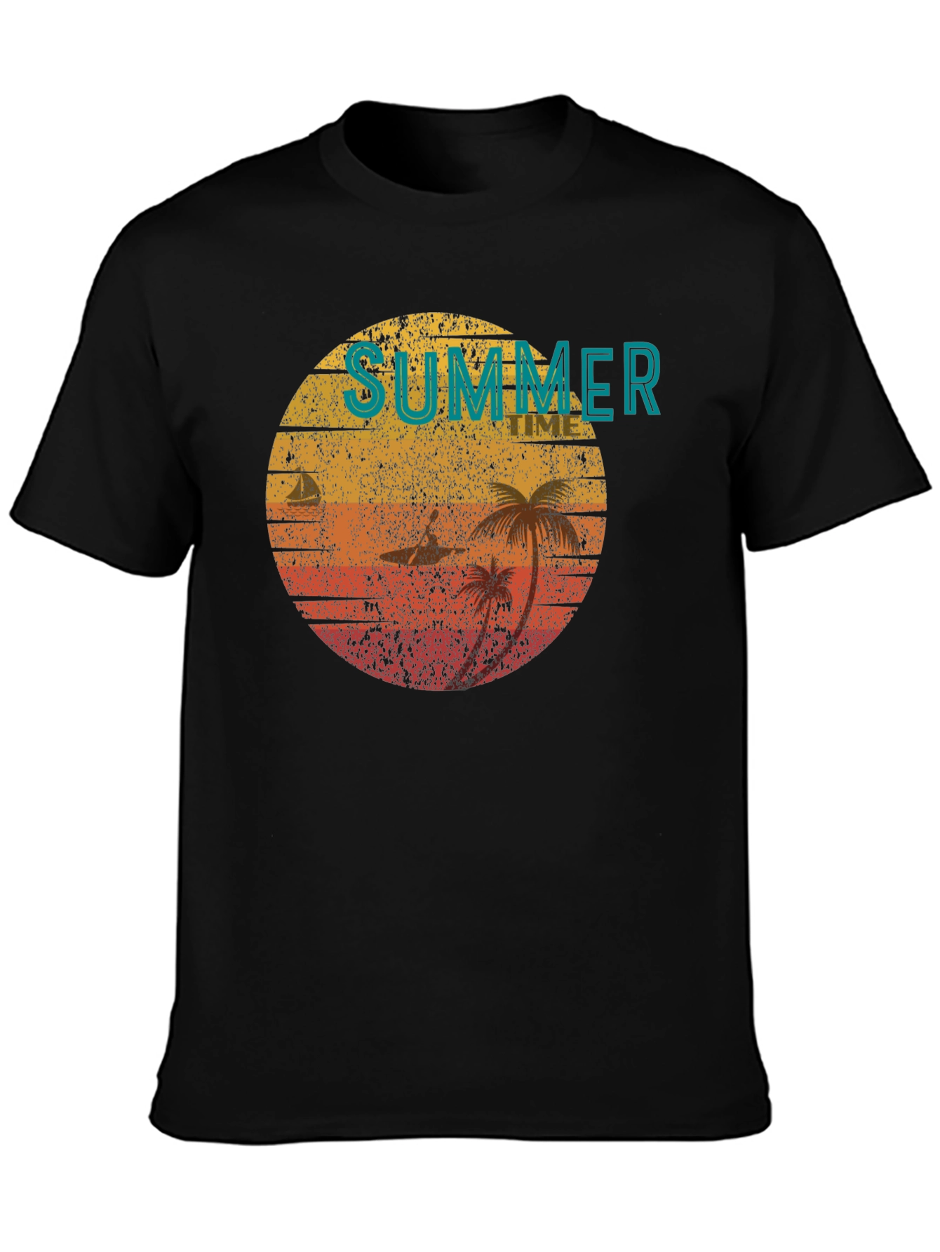 Retro Summer Time Beach T-Shirt