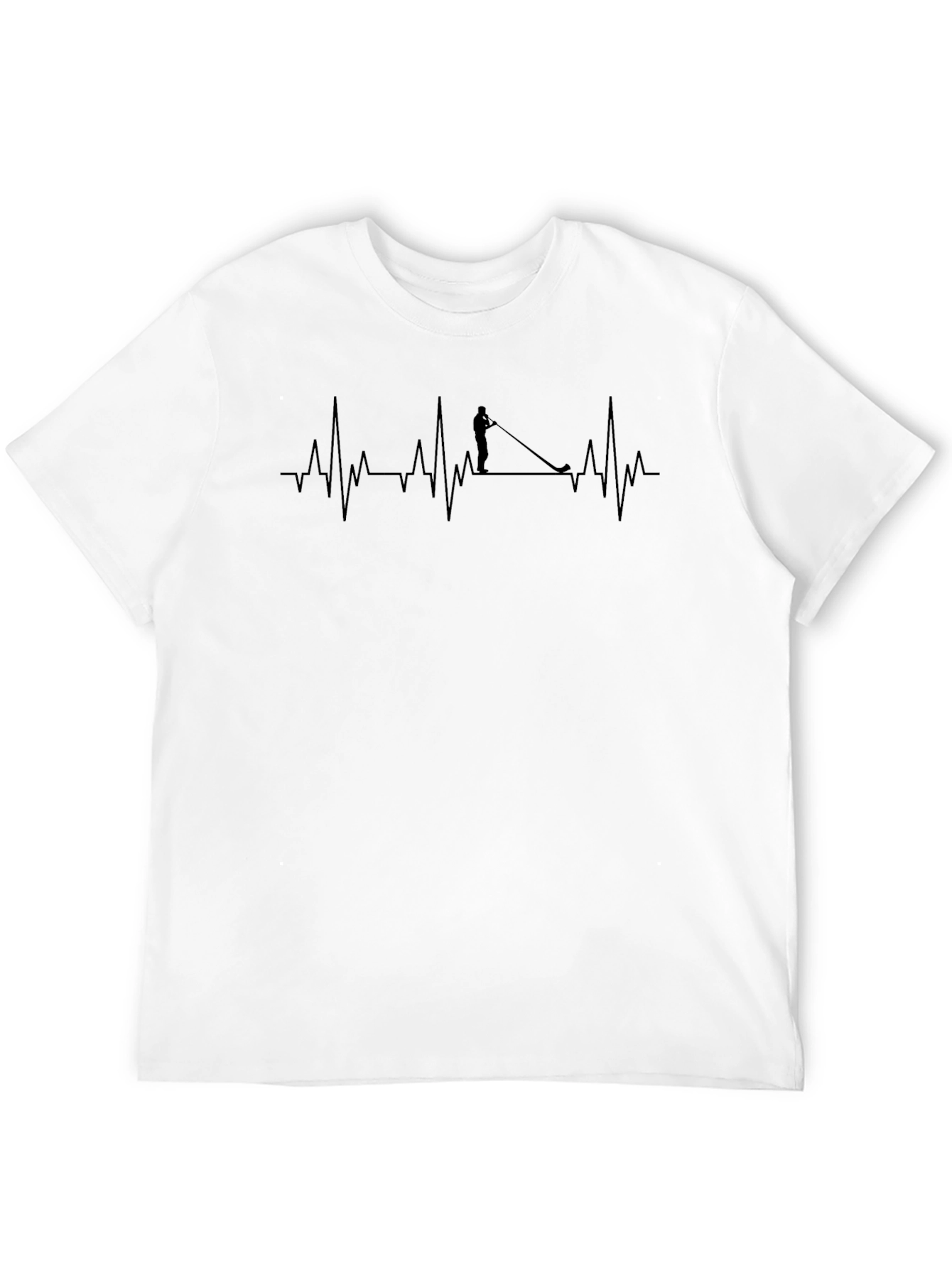 Heartbeat Alphorn T-Shirt - Unique Musician Tee