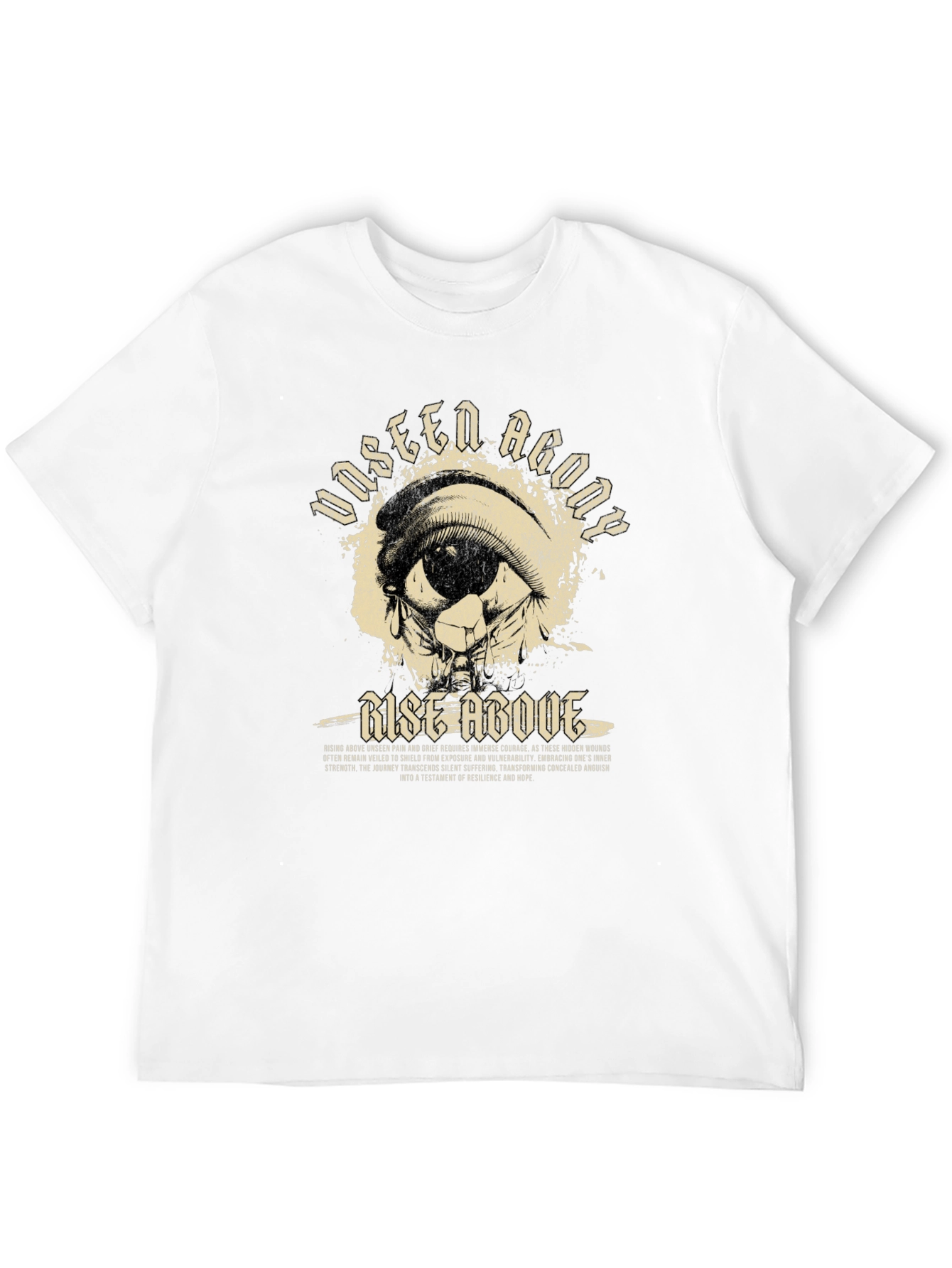 Unseen Agony Rise Above Graphic Tee