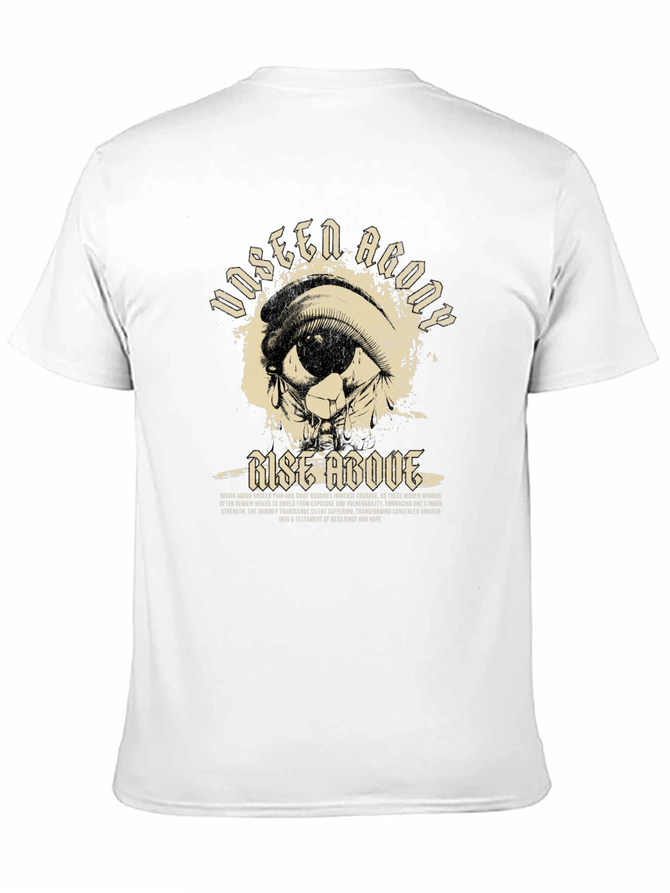 Unseen Agony Rise Above Graphic Tee