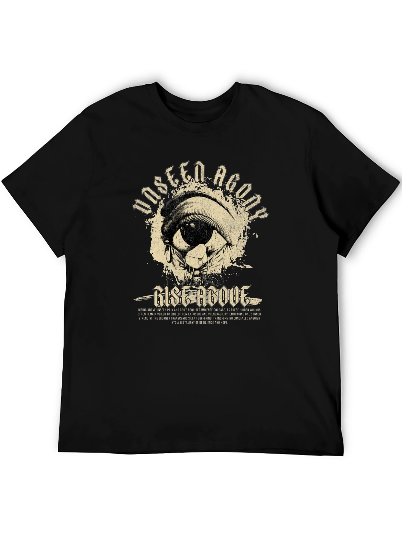 Unseen Agony Rise Above Graphic Tee