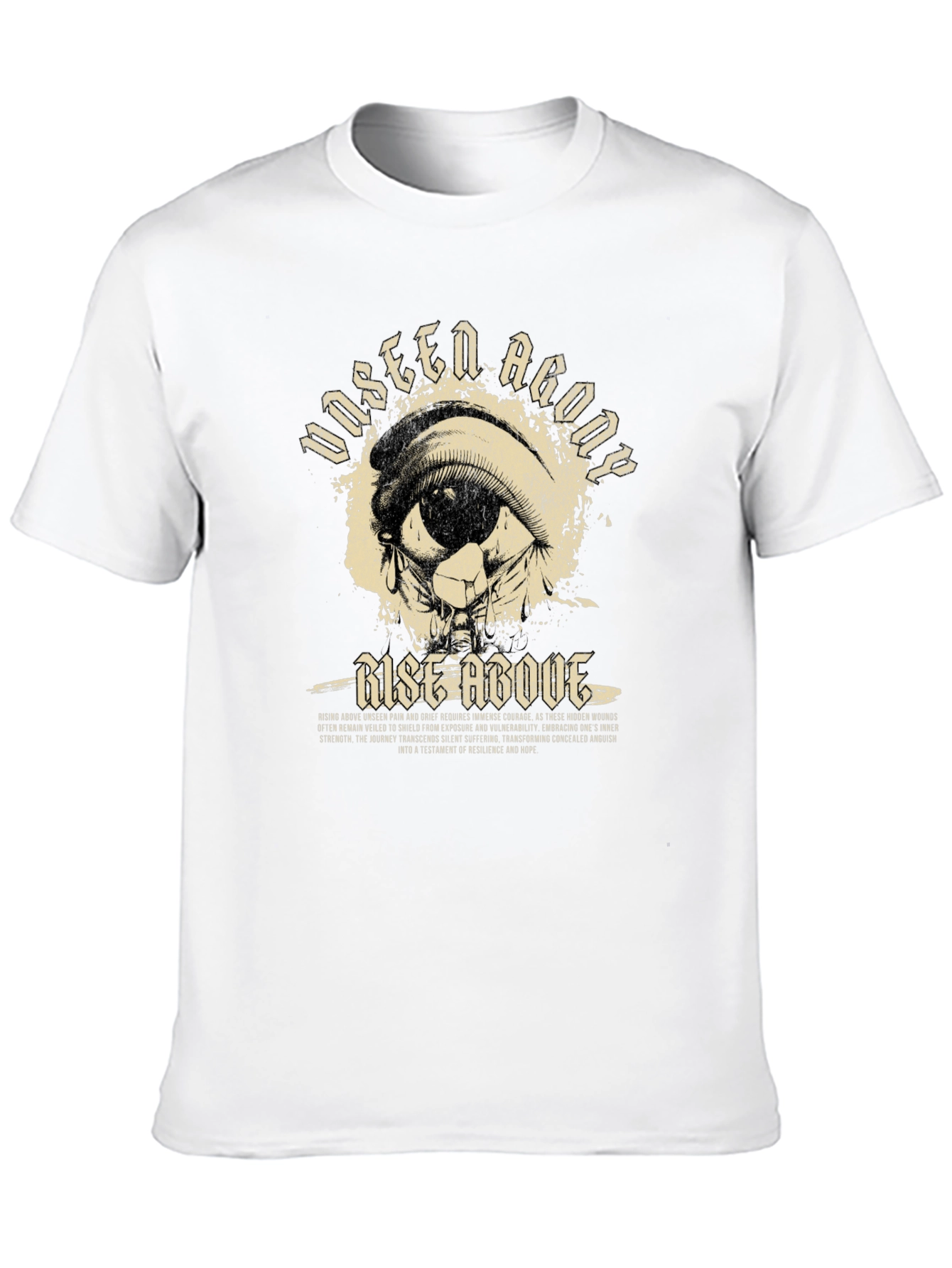 Unseen Agony Rise Above Graphic Tee