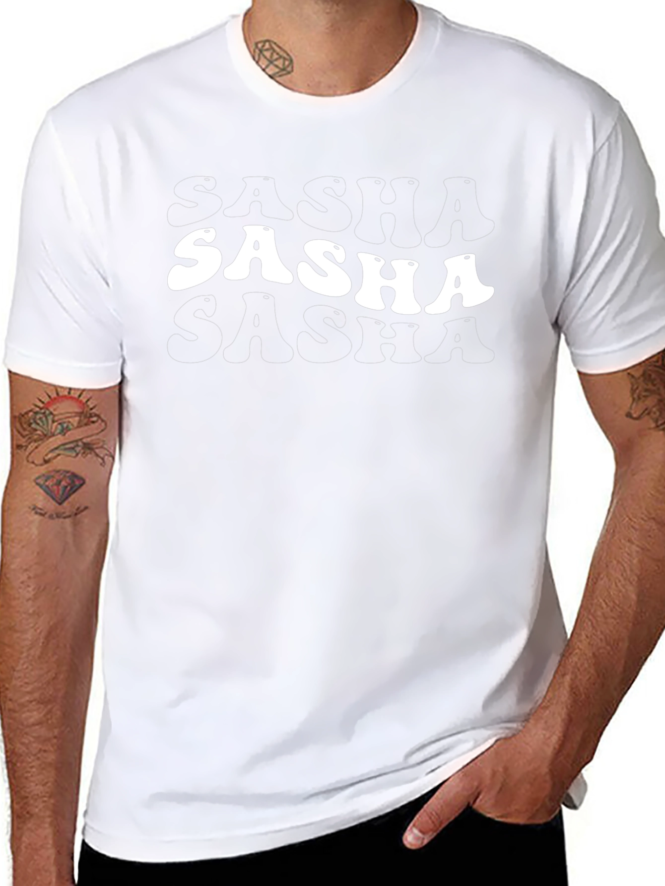 Sasha Retro Graphic T-Shirt - Classic Comfort Fit