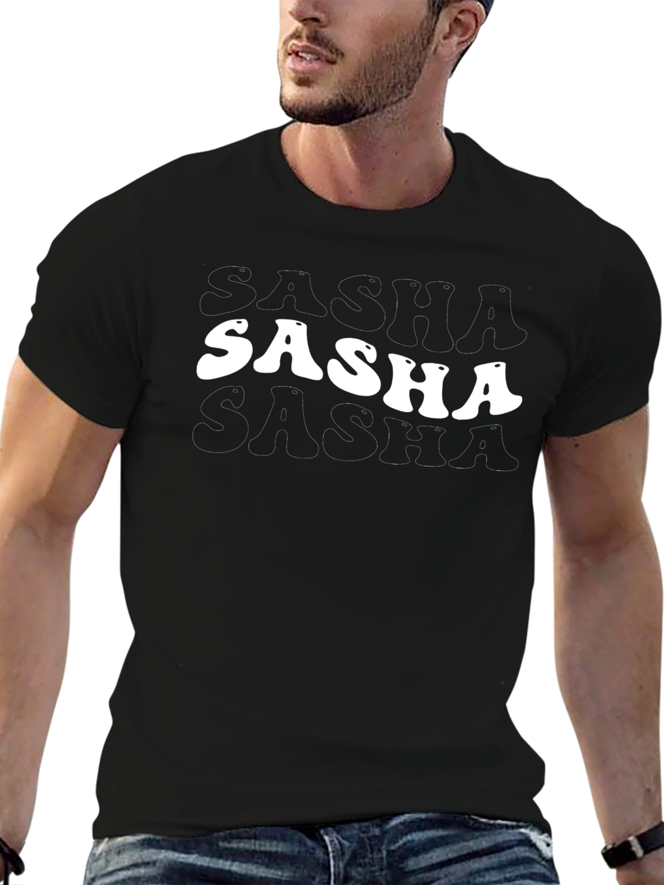 Sasha Retro Graphic T-Shirt - Classic Comfort Fit