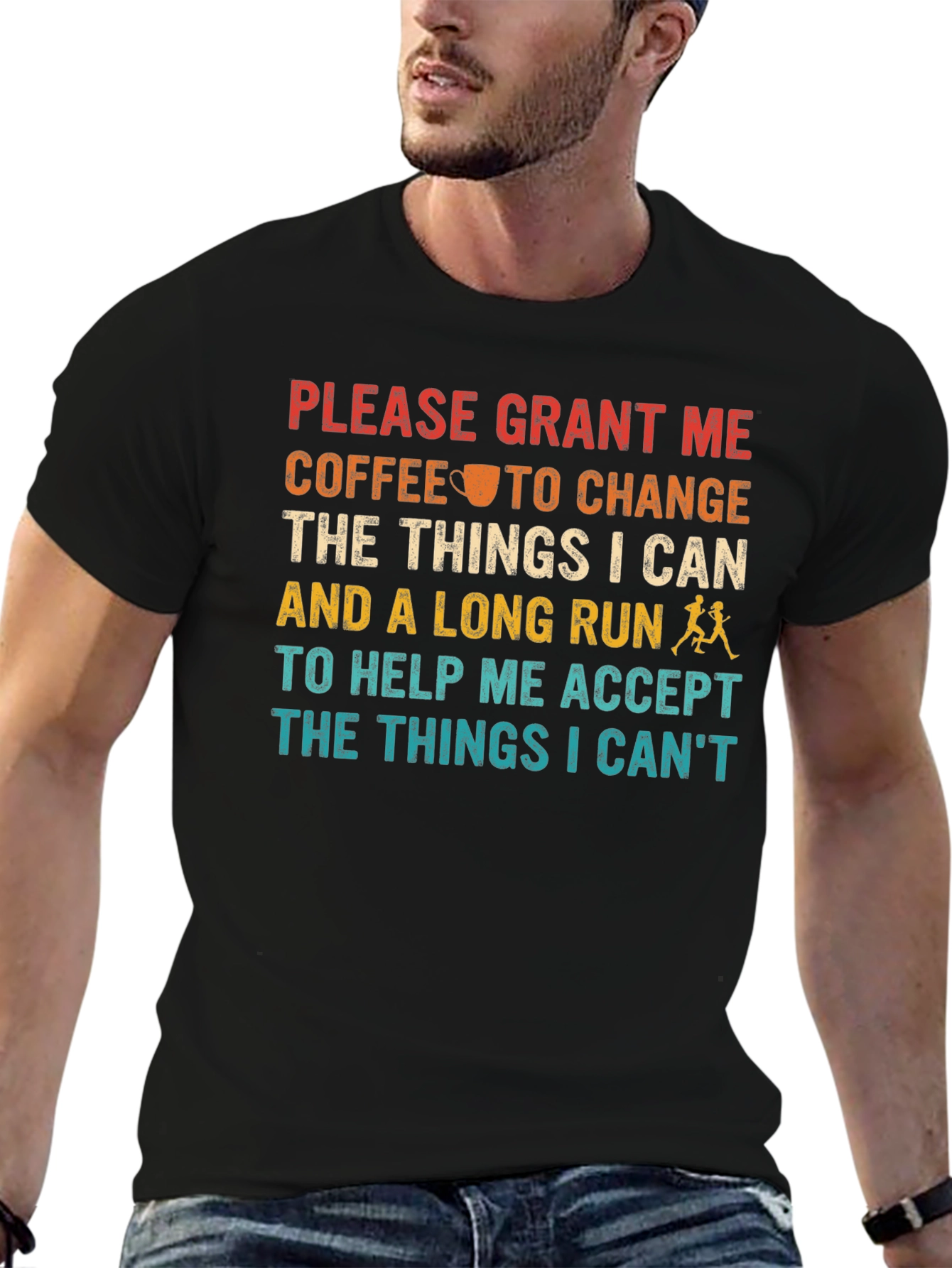Coffee and Running T-Shirt - Motivational Tee