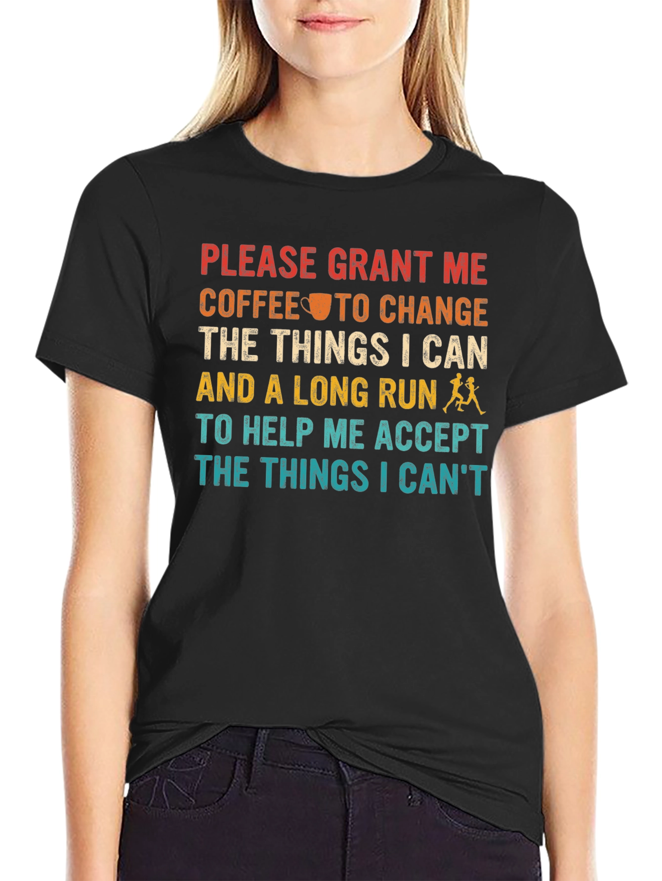 Coffee and Running T-Shirt - Motivational Tee