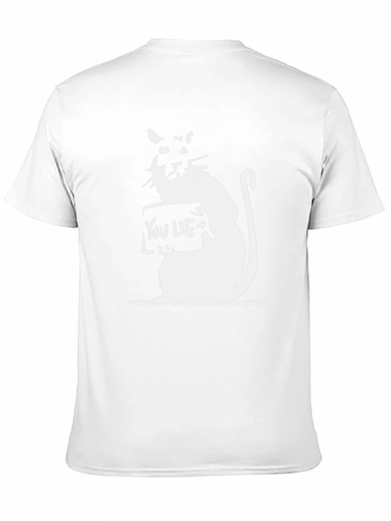You Lie Cat Graphic T-Shirt - Stylish Black Tee