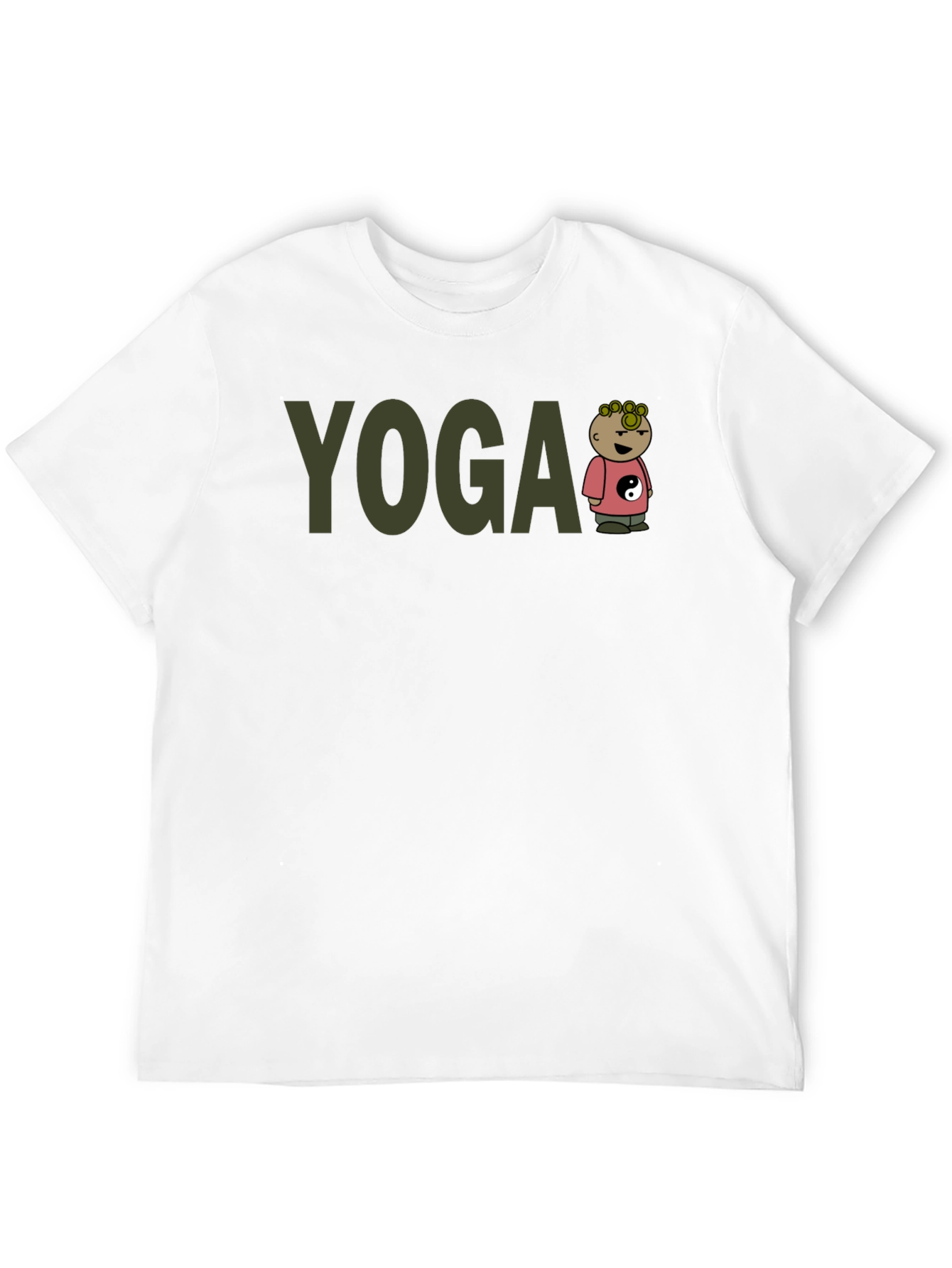 Yoga Cartoon Character T-Shirt