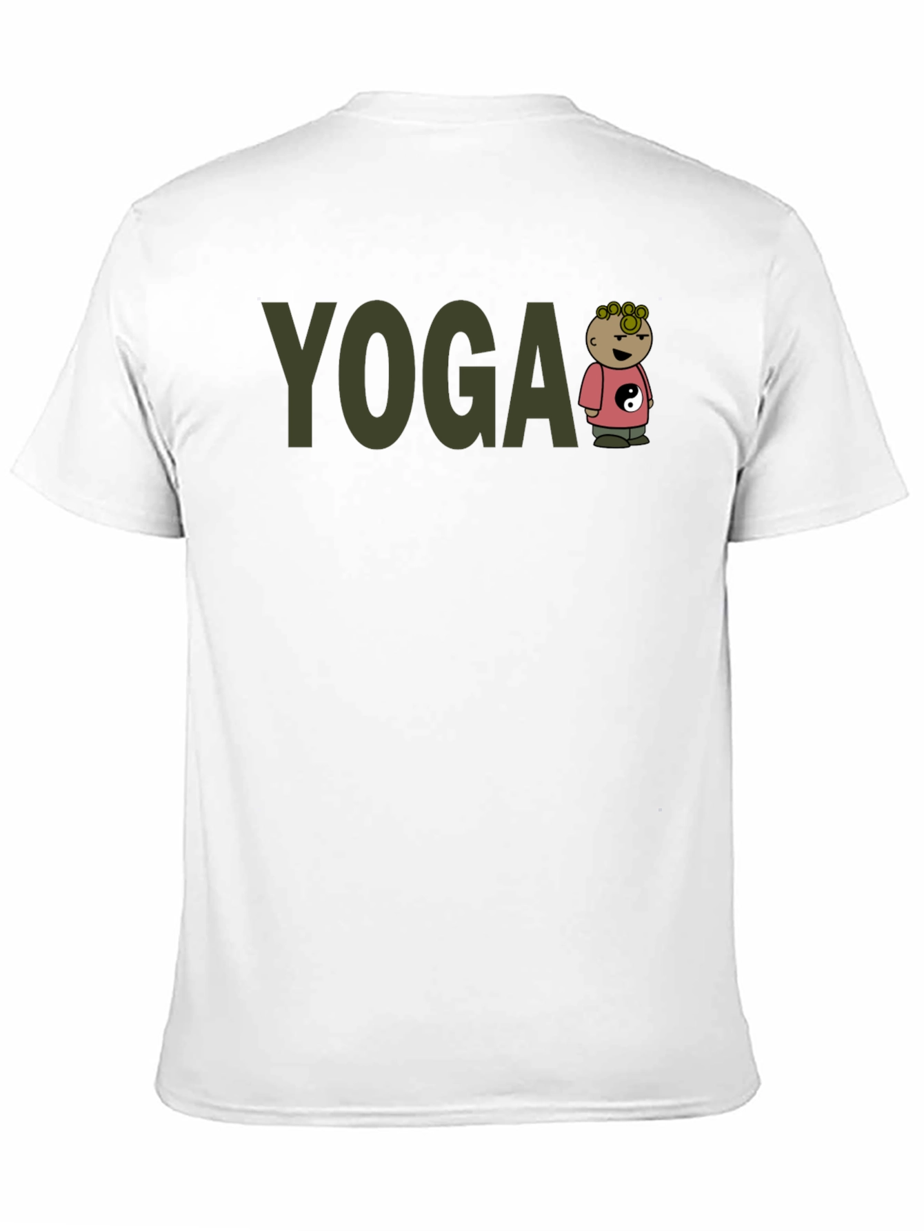 Yoga Cartoon Character T-Shirt