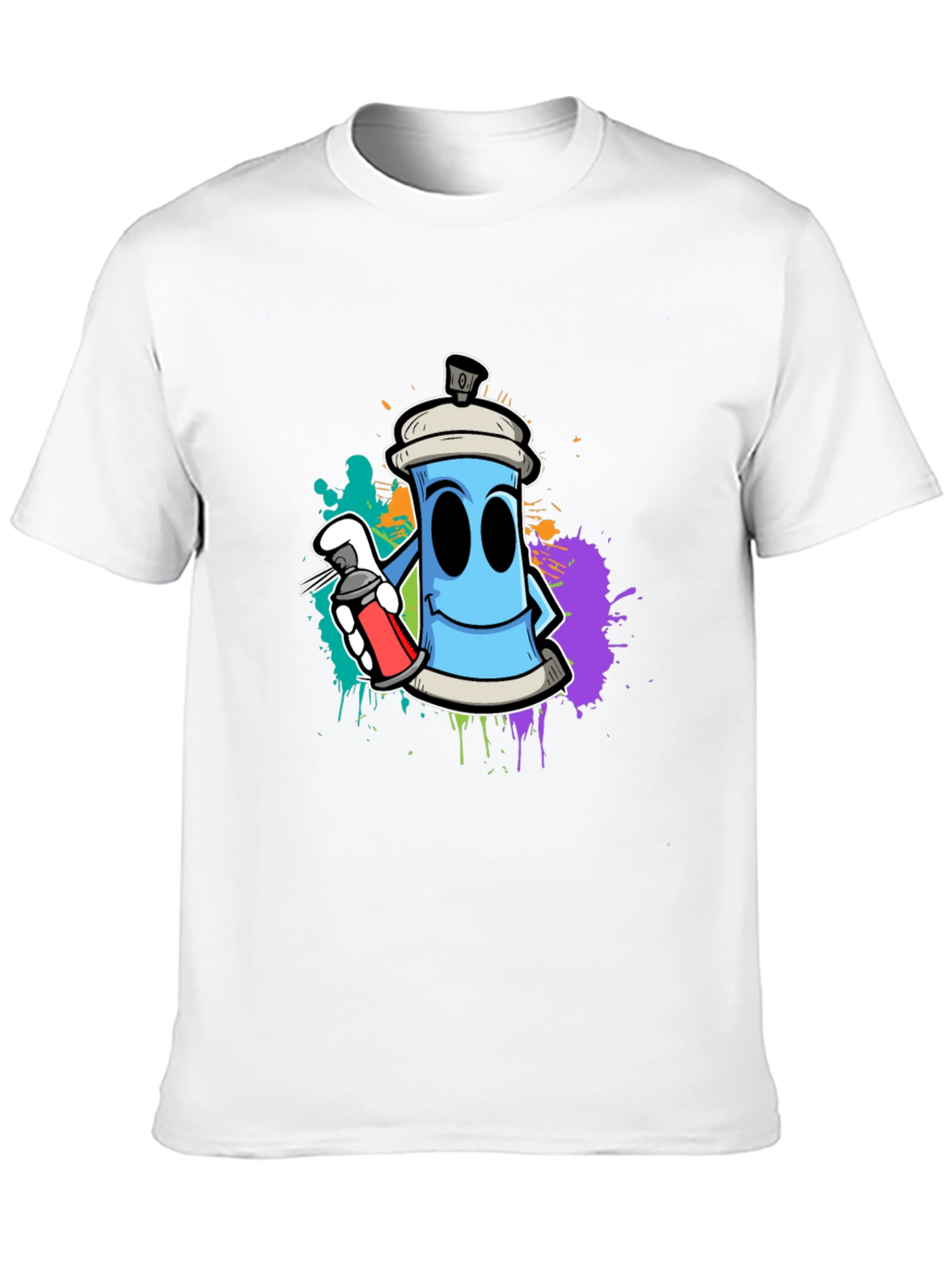 Graffiti Art Spray Can Graphic T-Shirt