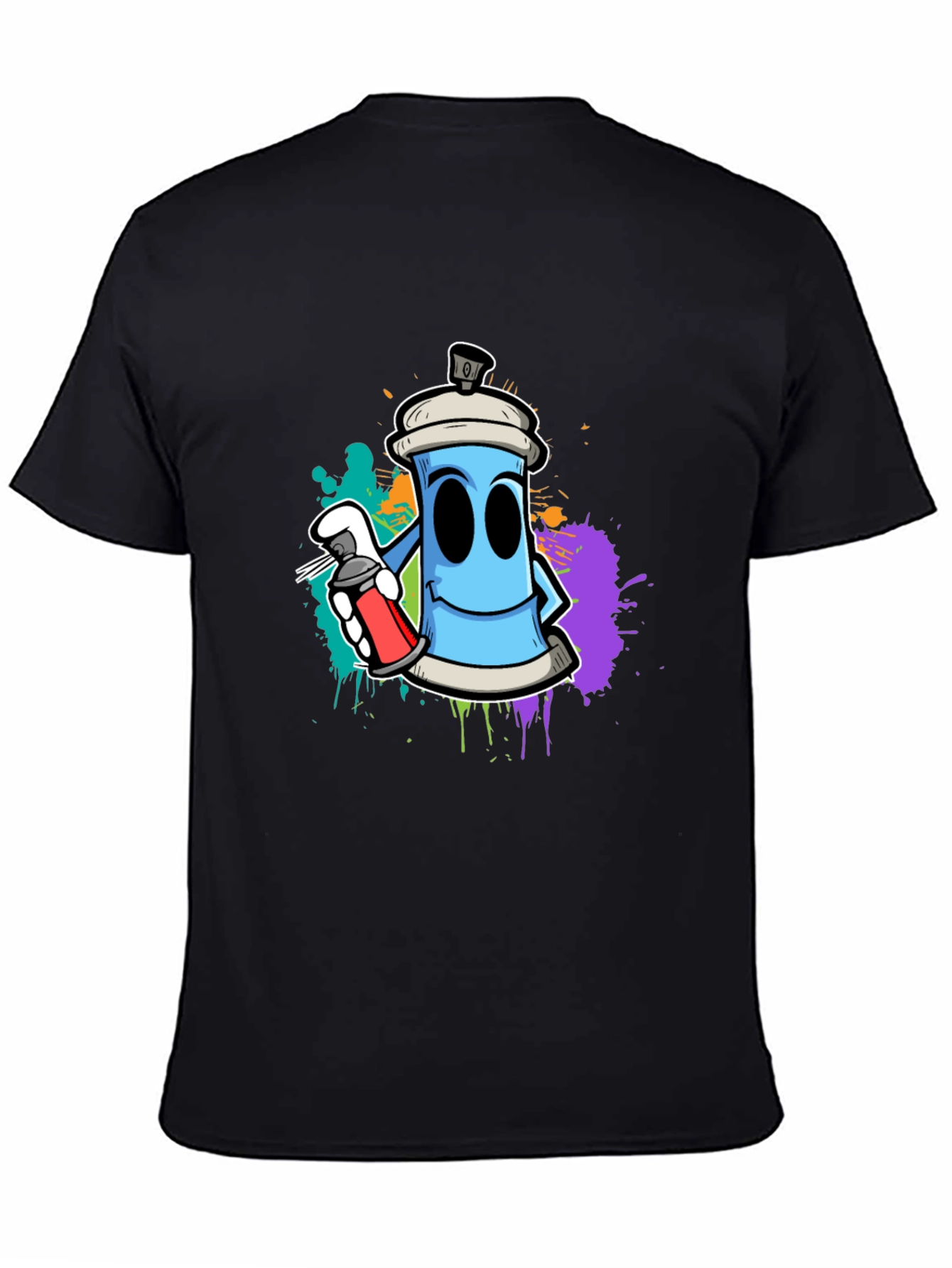 Graffiti Art Spray Can Graphic T-Shirt