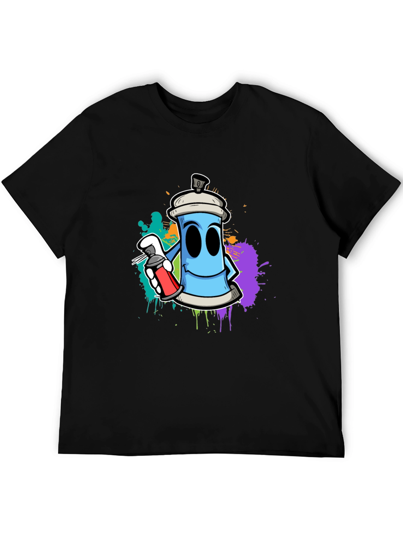 Graffiti Art Spray Can Graphic T-Shirt