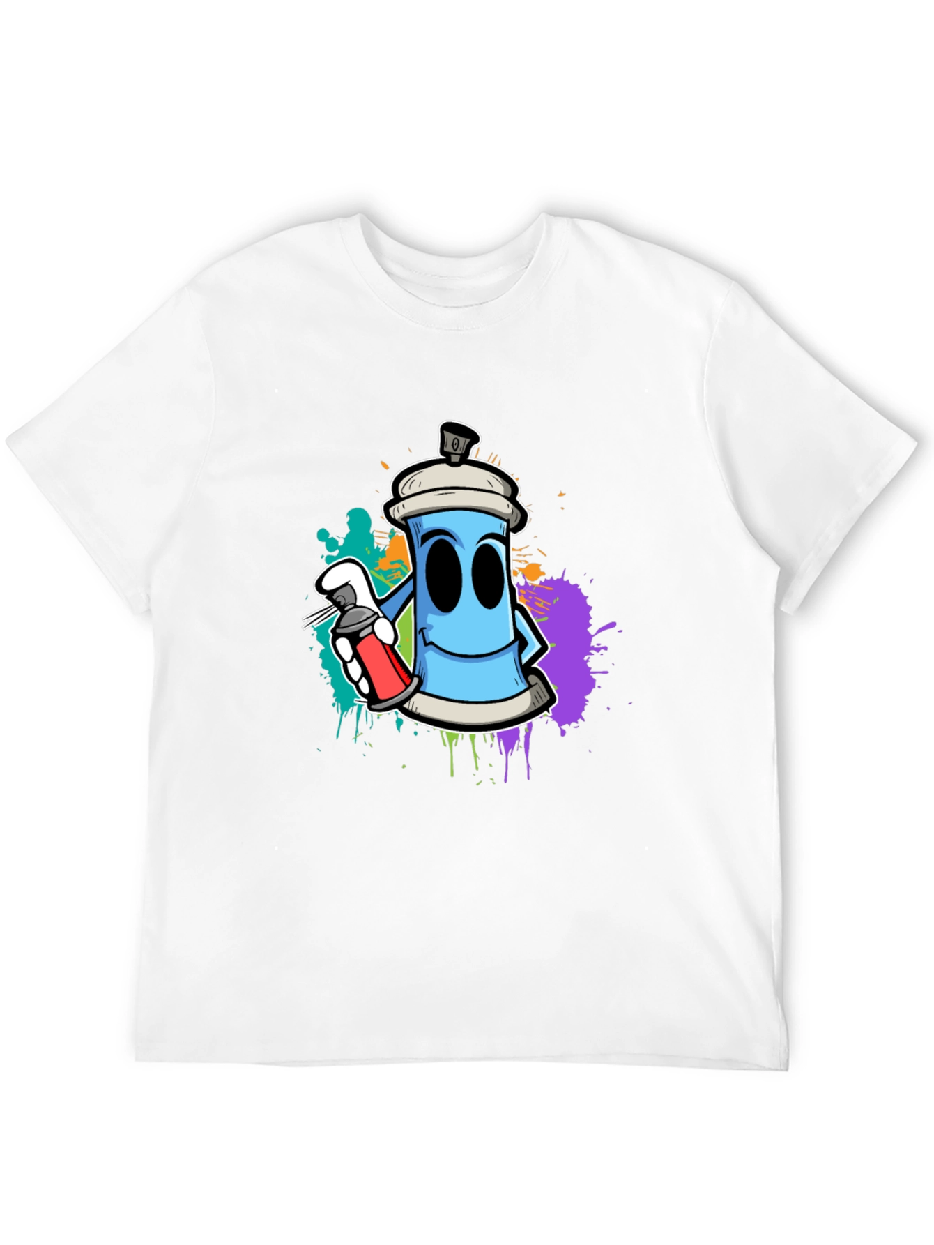 Graffiti Art Spray Can Graphic T-Shirt