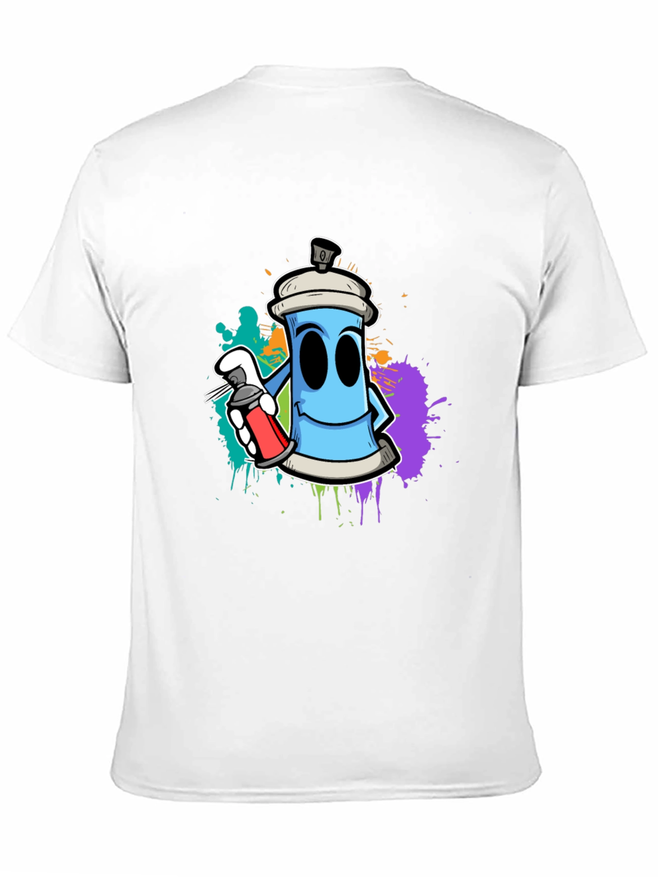 Graffiti Art Spray Can Graphic T-Shirt
