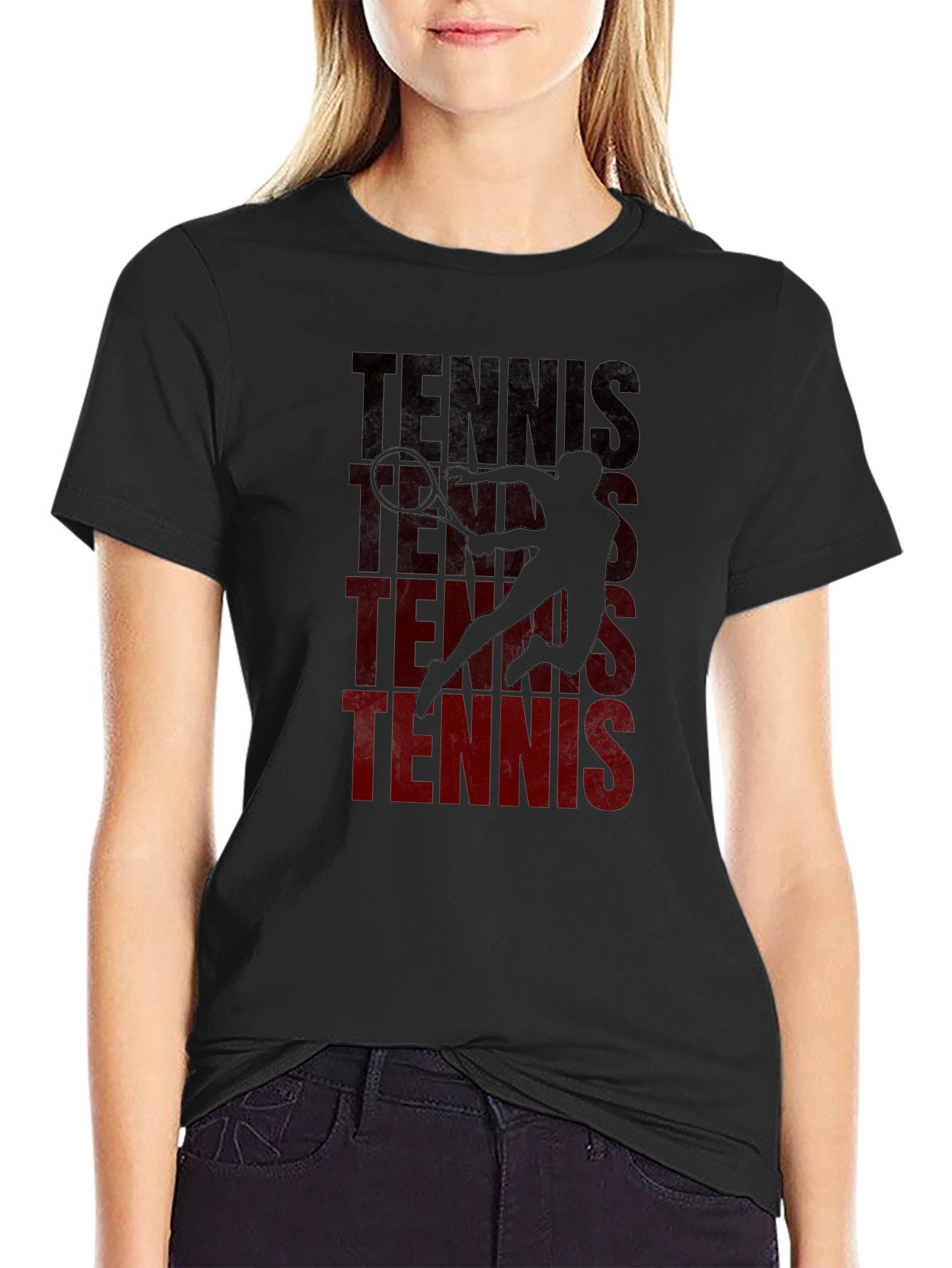 Tennis Player Graphic T-Shirt
