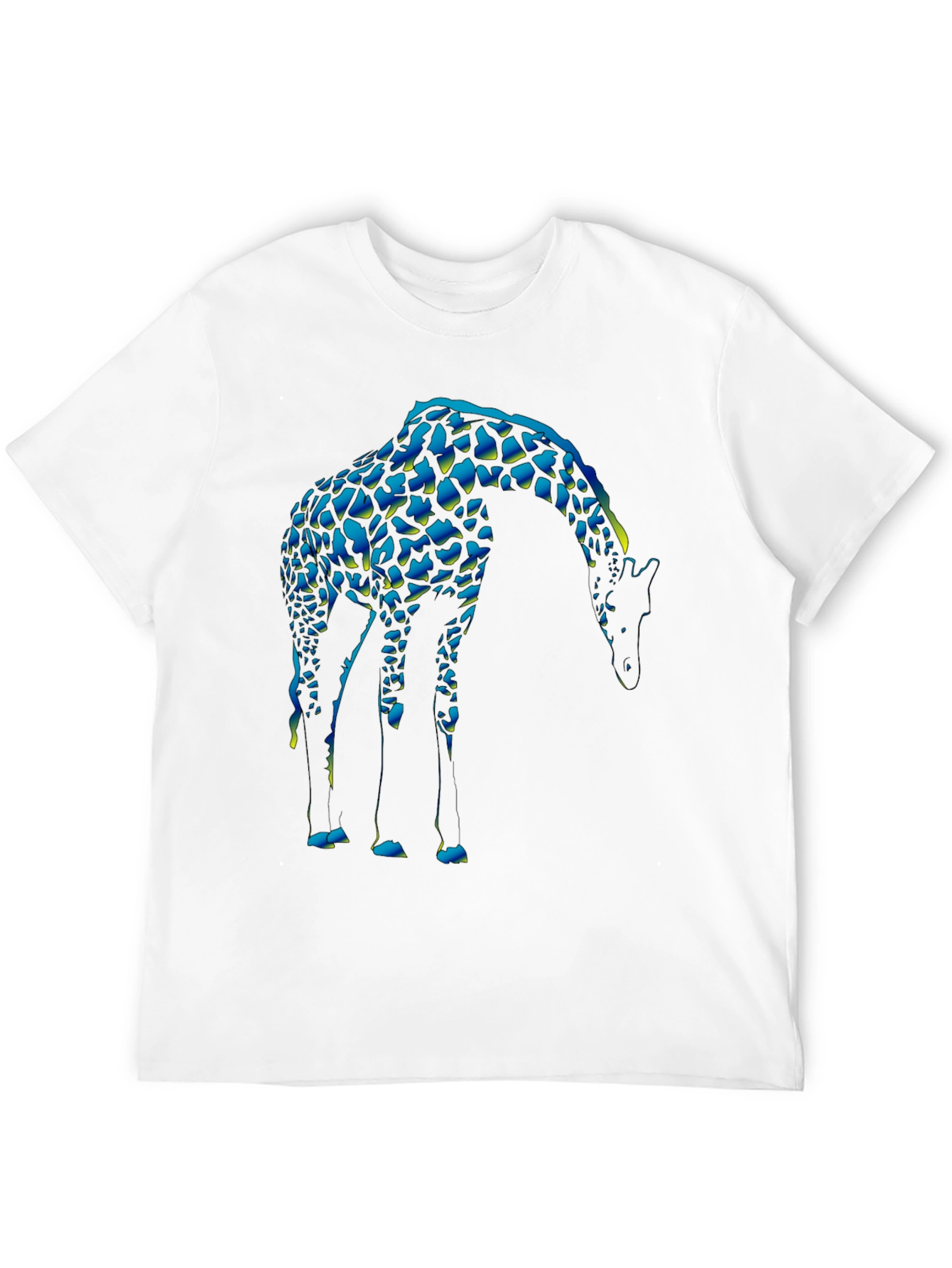 Cool Giraffe Graphic Tee - Unique Black T-Shirt