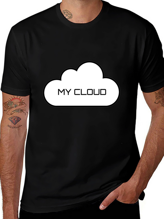 My Cloud T-Shirt - Black Cotton Tee
