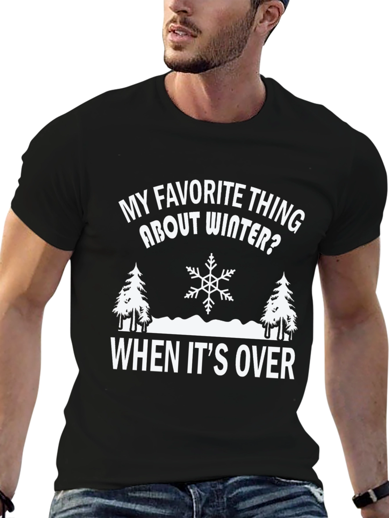 Funny Winter T-Shirt: My Favorite Thing About Winter