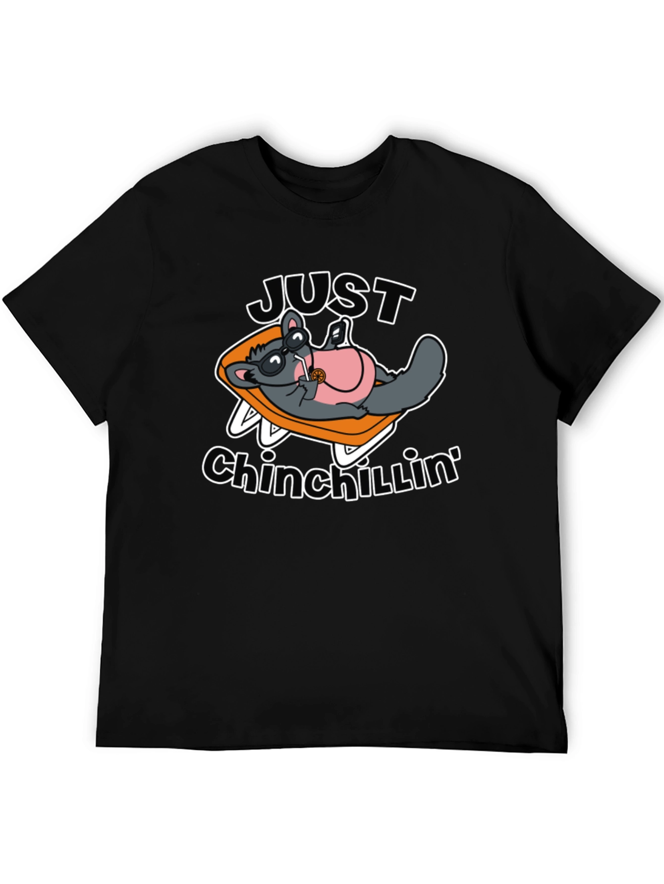 Just Chinchillin T-Shirt: Relaxed Rodent Design