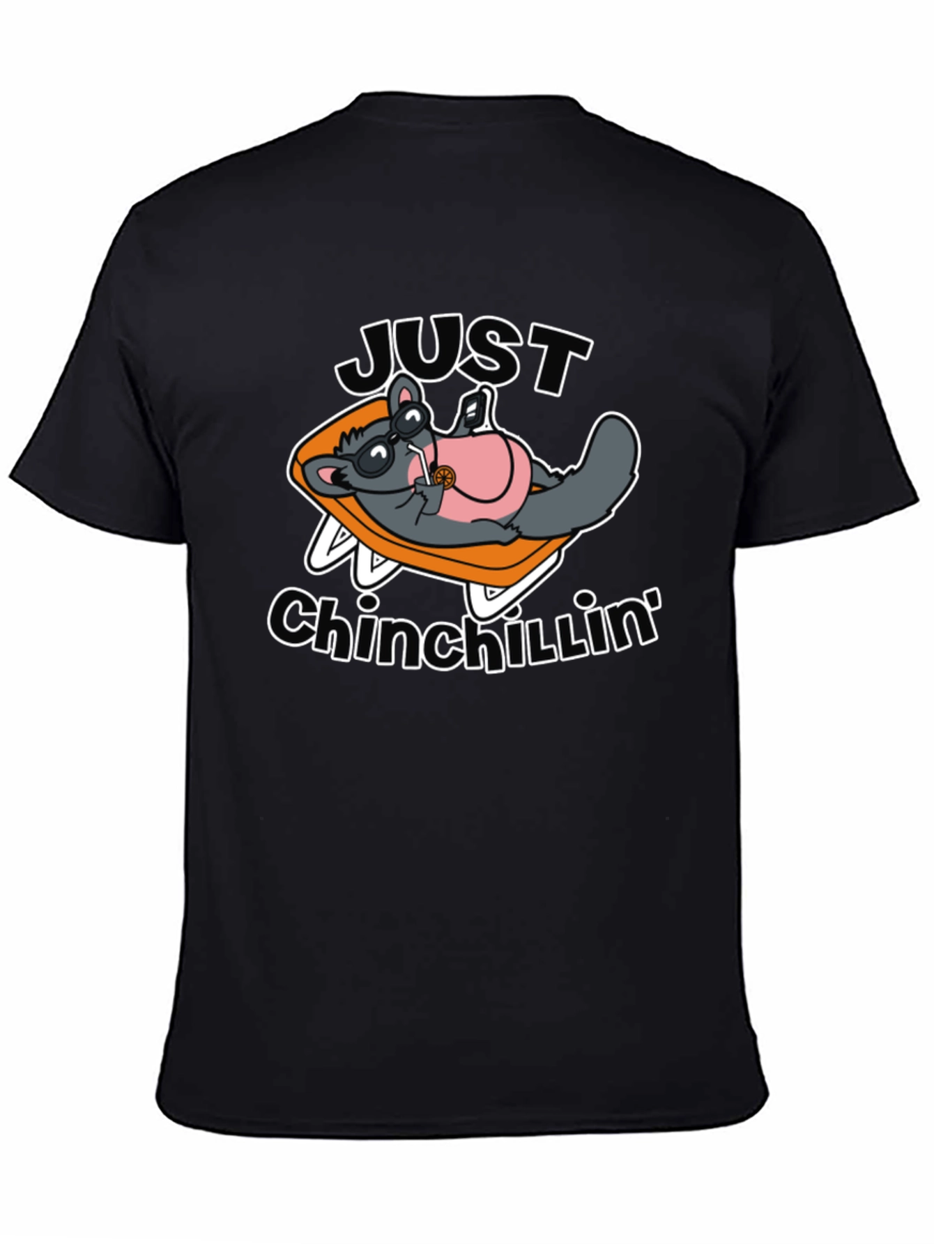Just Chinchillin T-Shirt: Relaxed Rodent Design