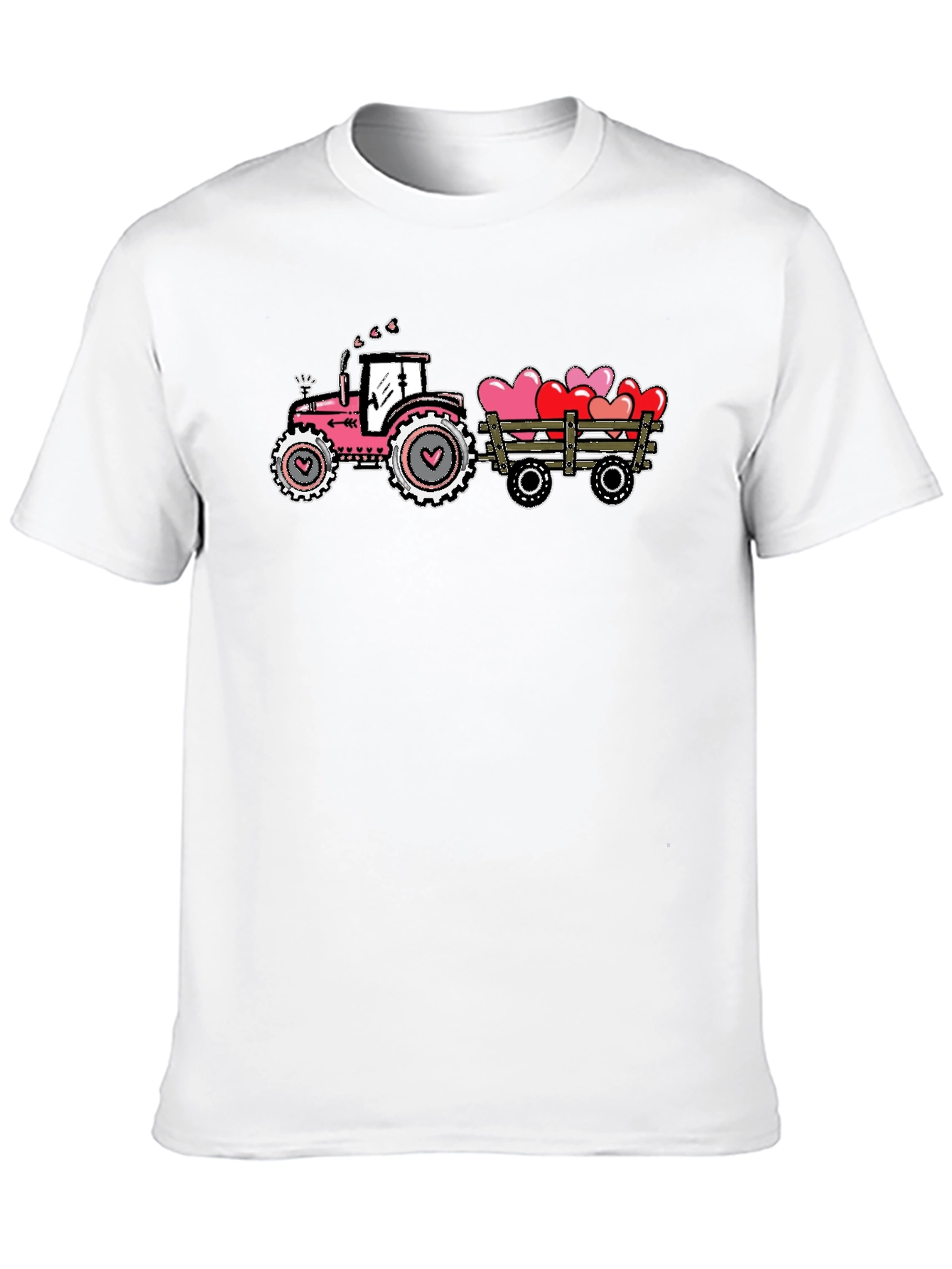 Valentines Tractor T-Shirt - Farm Love Tee