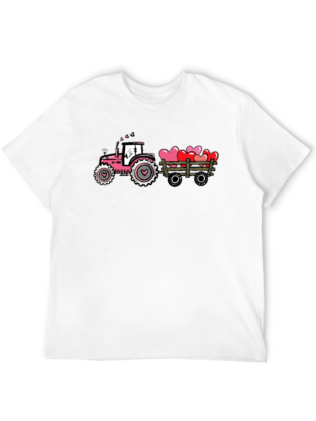 Valentines Tractor T-Shirt - Farm Love Tee