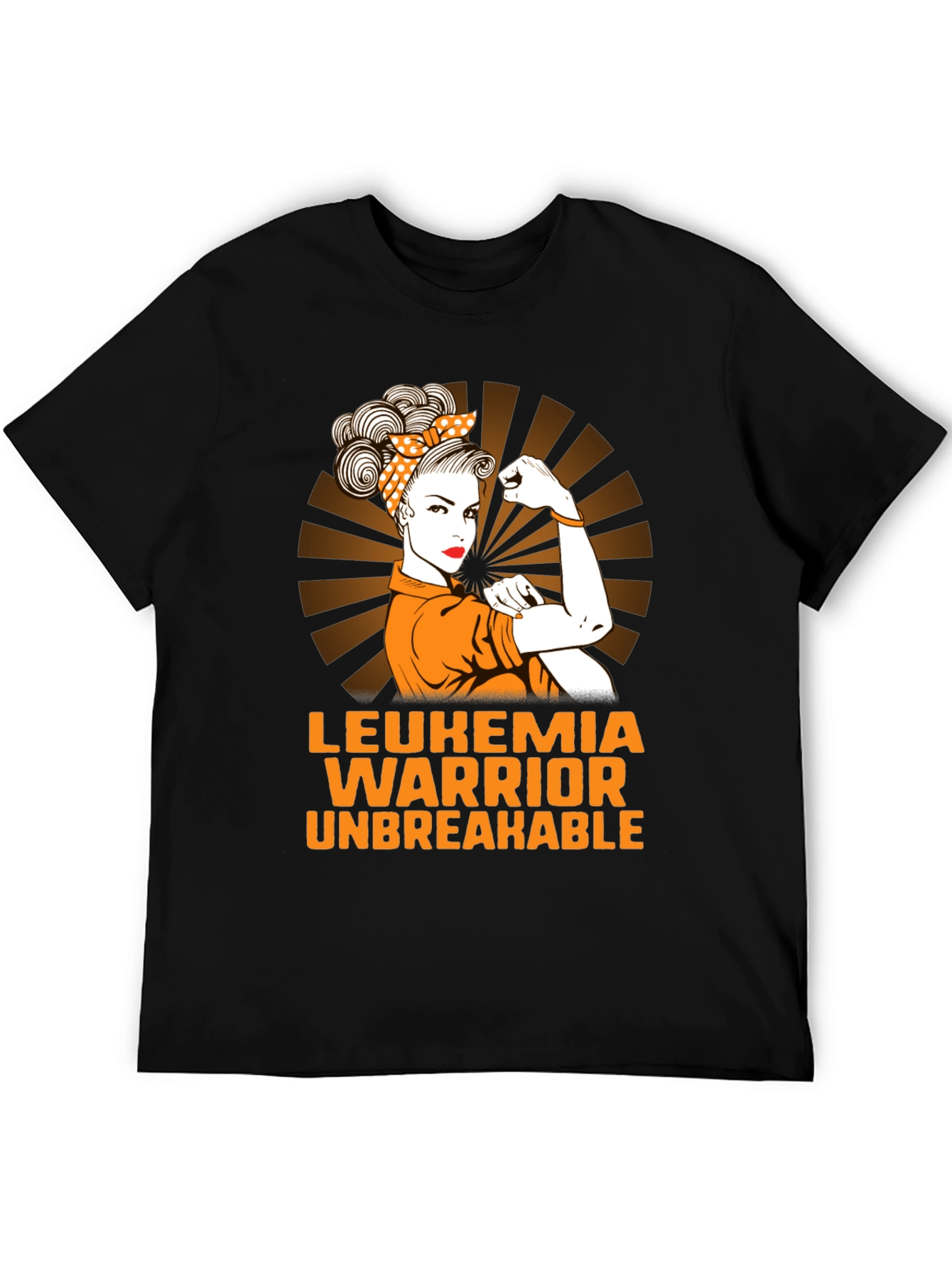 Leukemia Warrior T-Shirt Unbreakable Woman Cancer Awareness