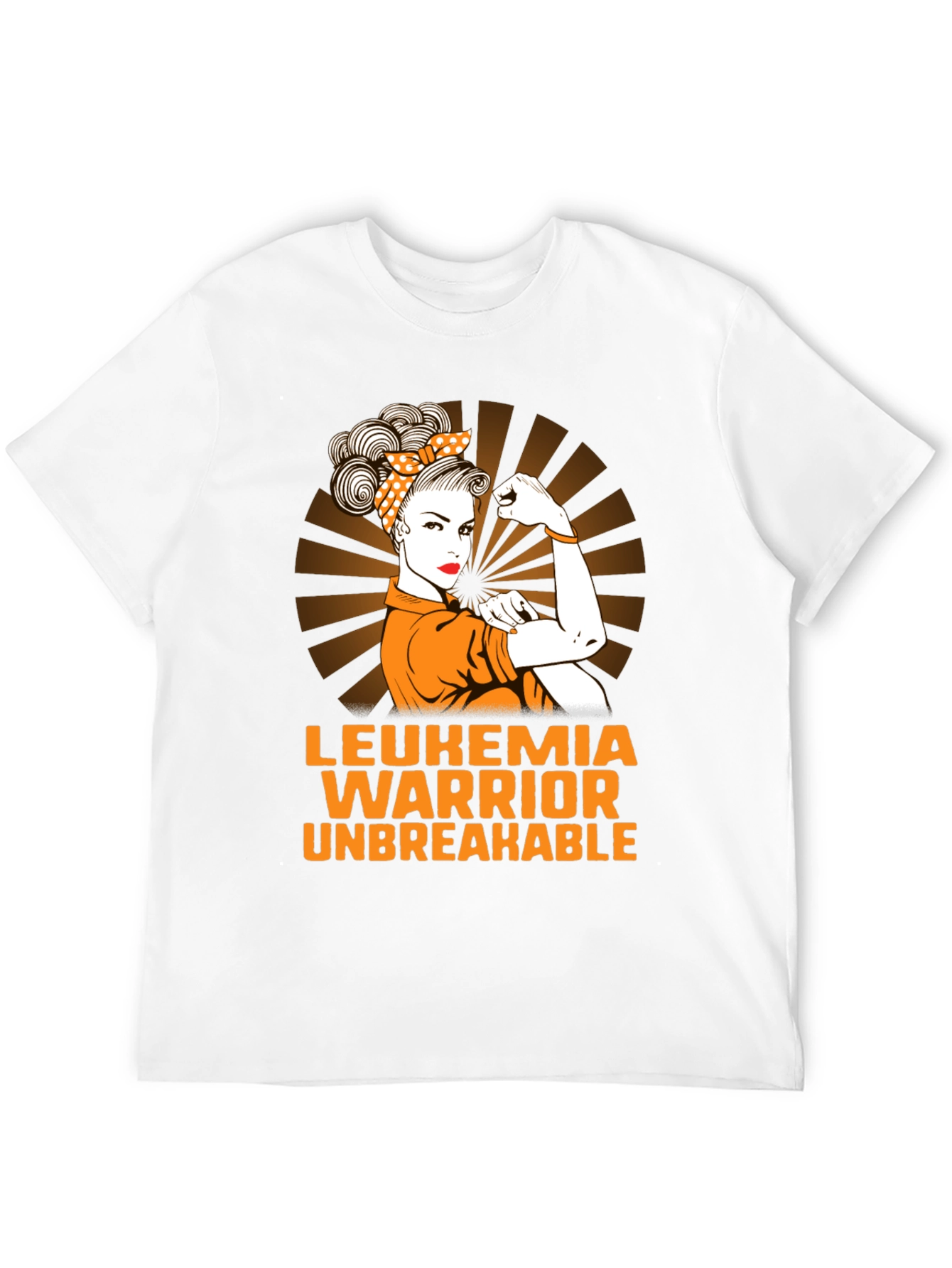 Leukemia Warrior T-Shirt Unbreakable Woman Cancer Awareness