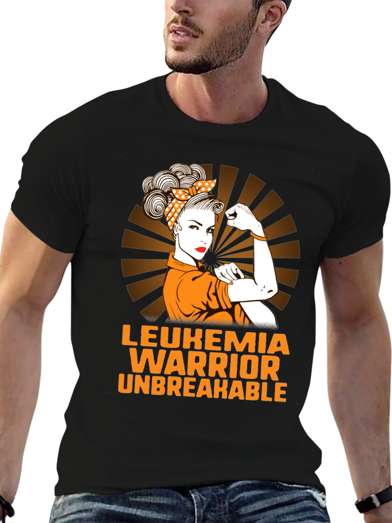 Leukemia Warrior T-Shirt Unbreakable Woman Cancer Awareness