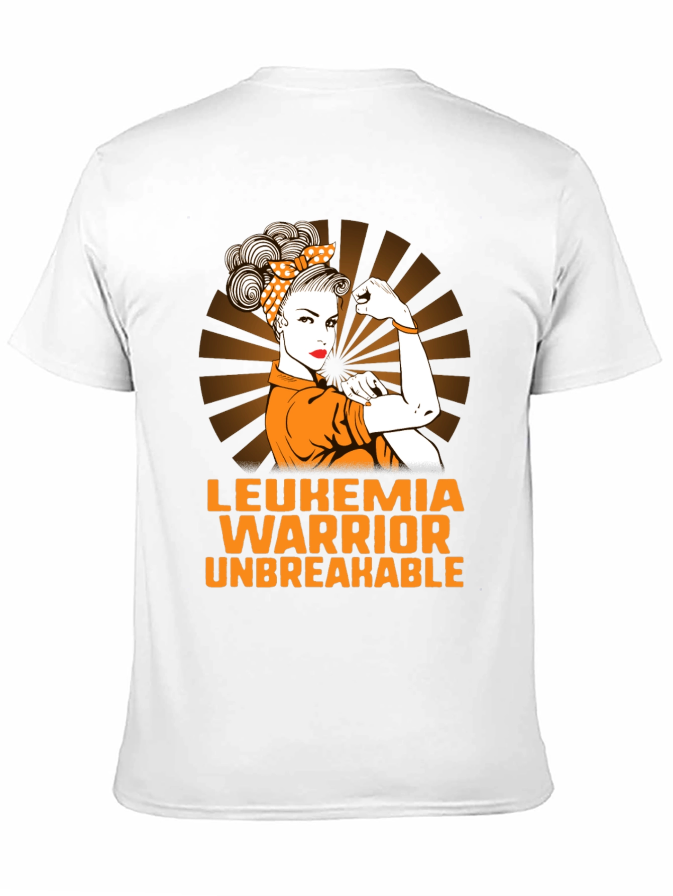 Leukemia Warrior T-Shirt Unbreakable Woman Cancer Awareness