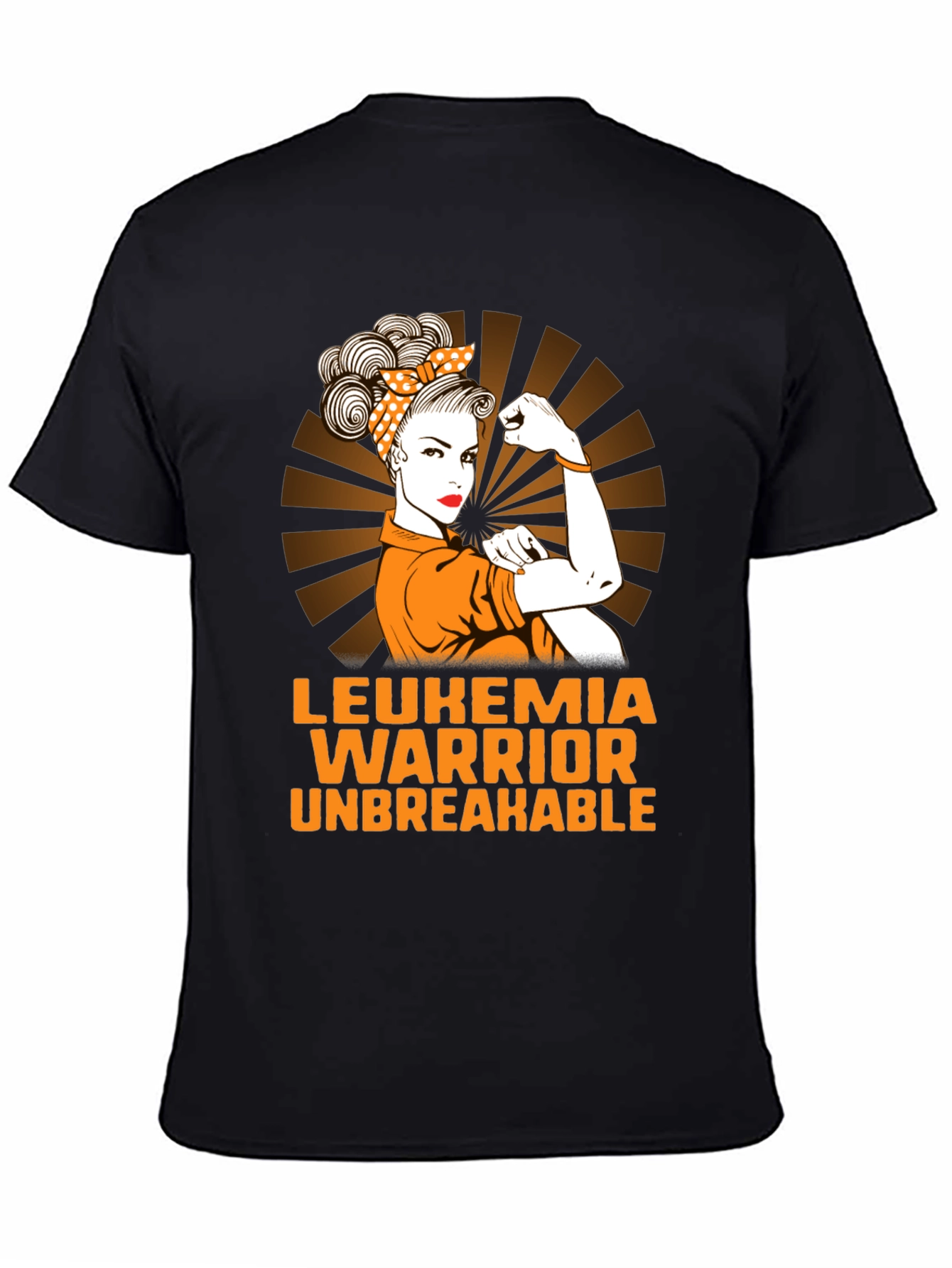 Leukemia Warrior T-Shirt Unbreakable Woman Cancer Awareness