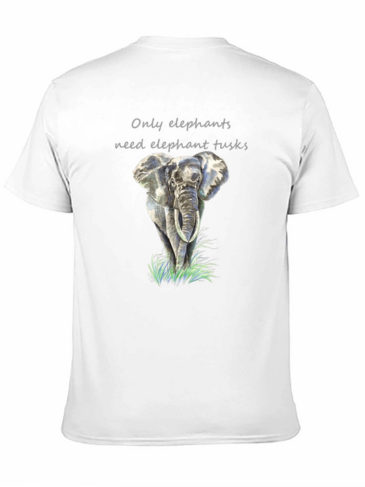 Elephant Tusk Graphic T-Shirt