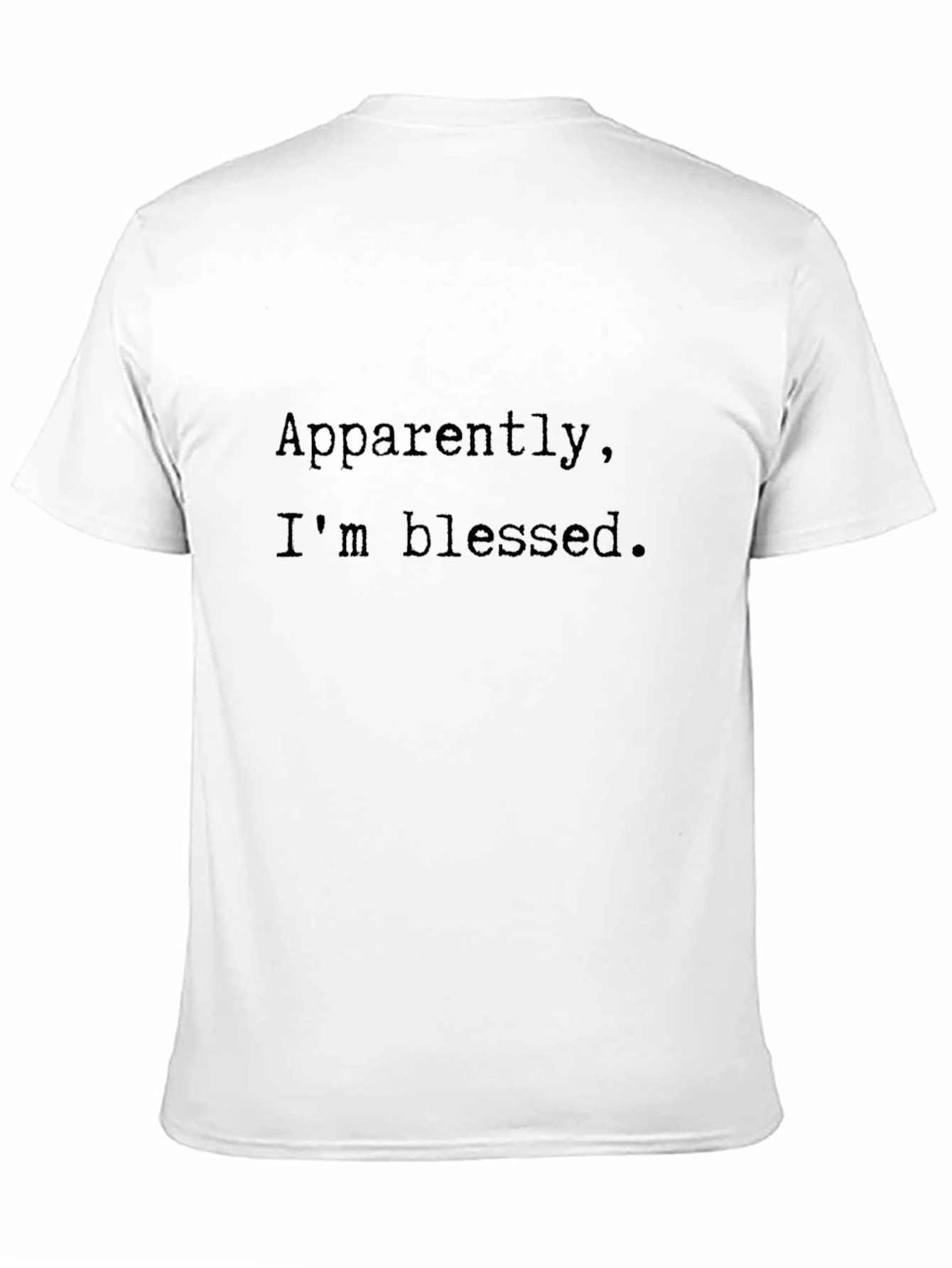 Apparently Im Blessed Graphic Tee - Black