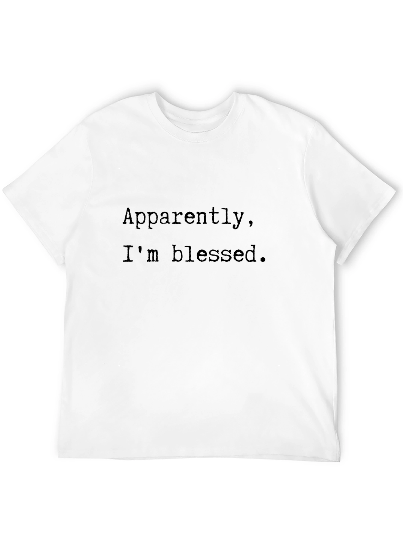 Apparently Im Blessed Graphic Tee - Black