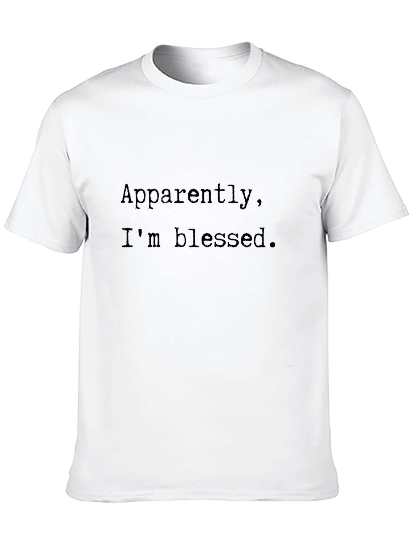 Apparently Im Blessed Graphic Tee - Black