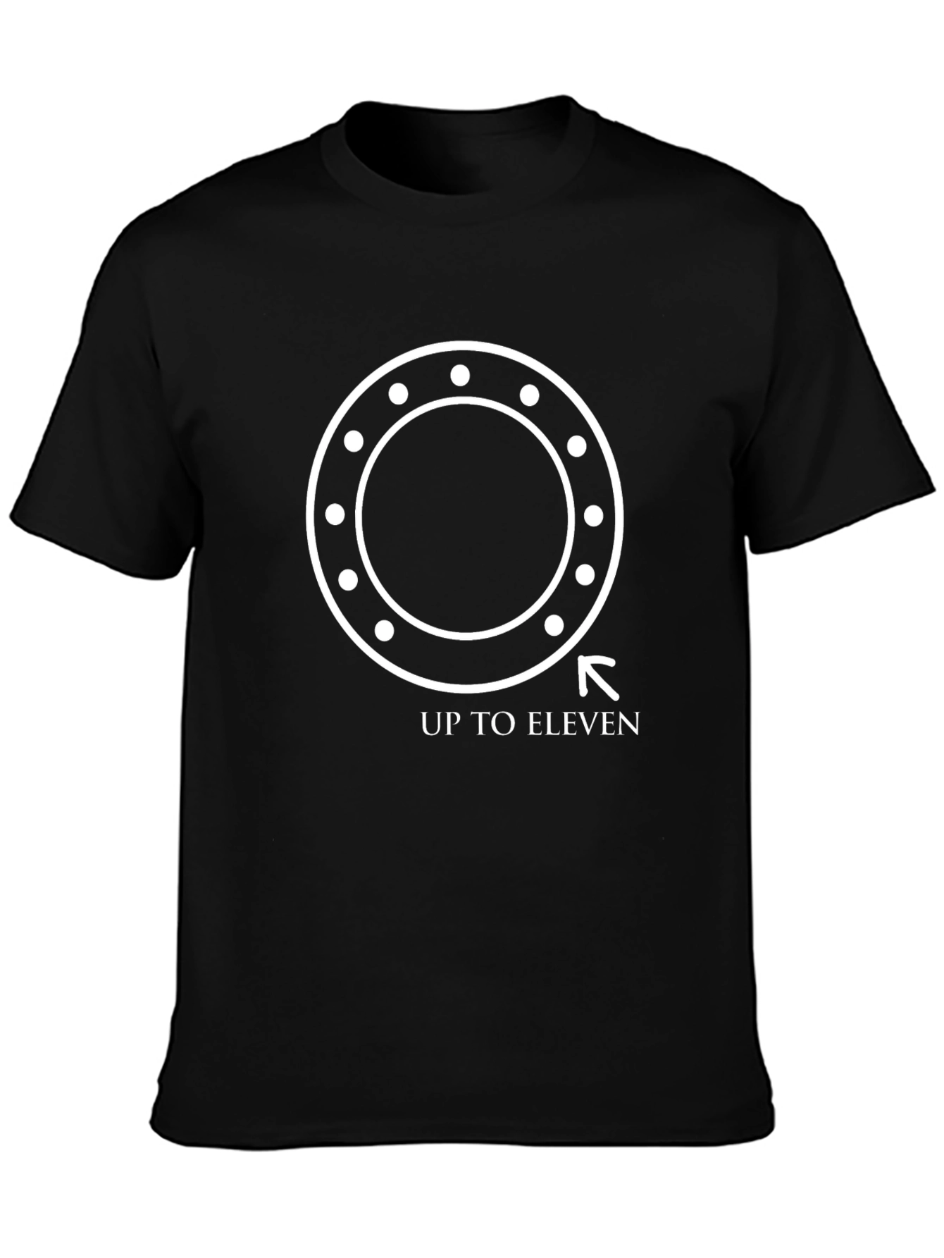 Up To Eleven T-Shirt - Black Graphic Tee
