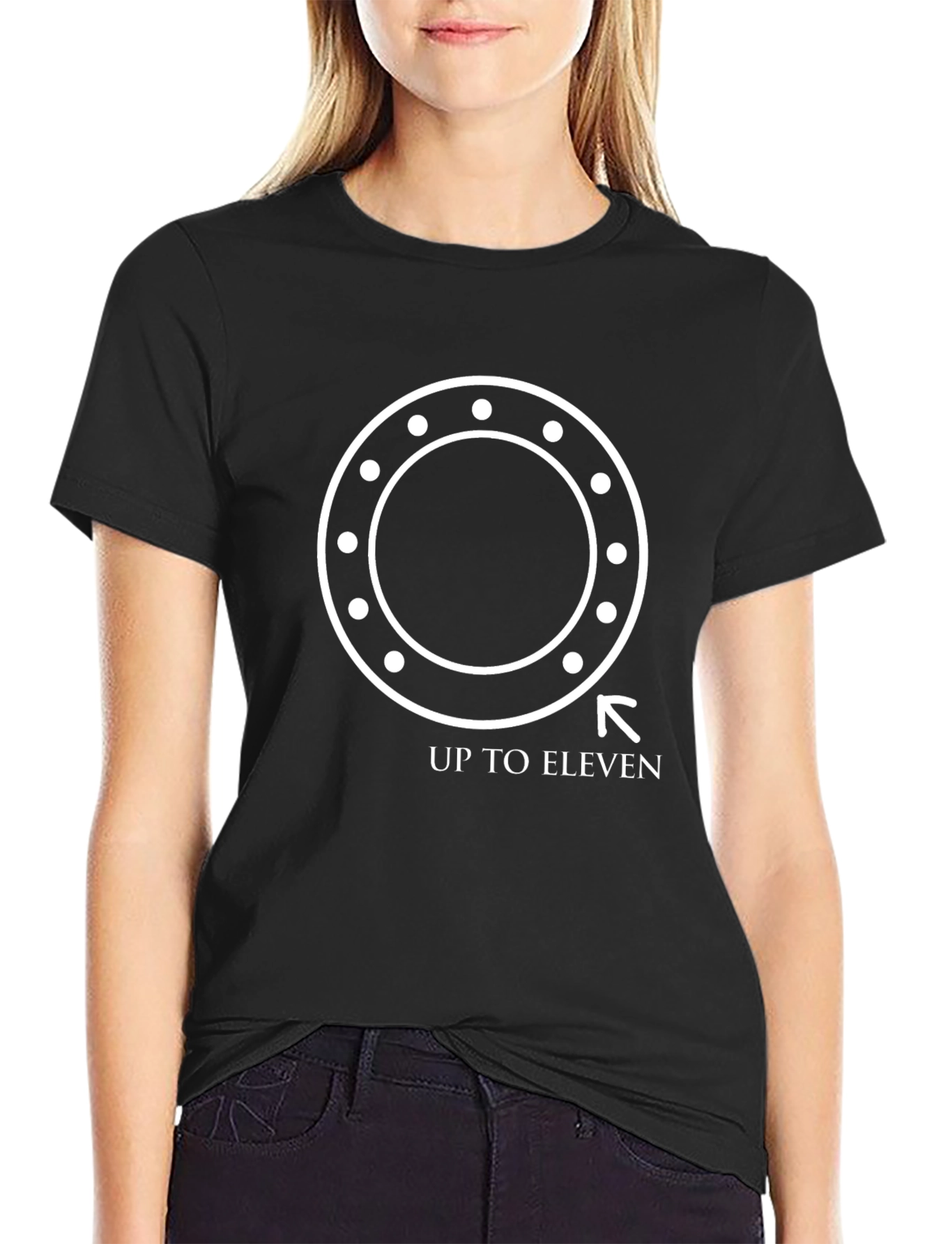 Up To Eleven T-Shirt - Black Graphic Tee