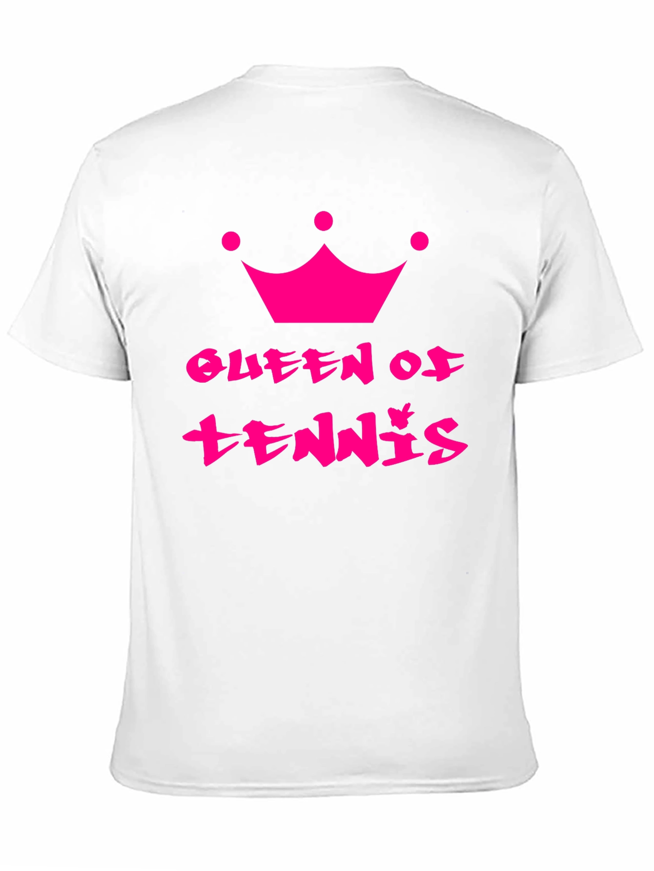 Queen of Tennis Black T-Shirt