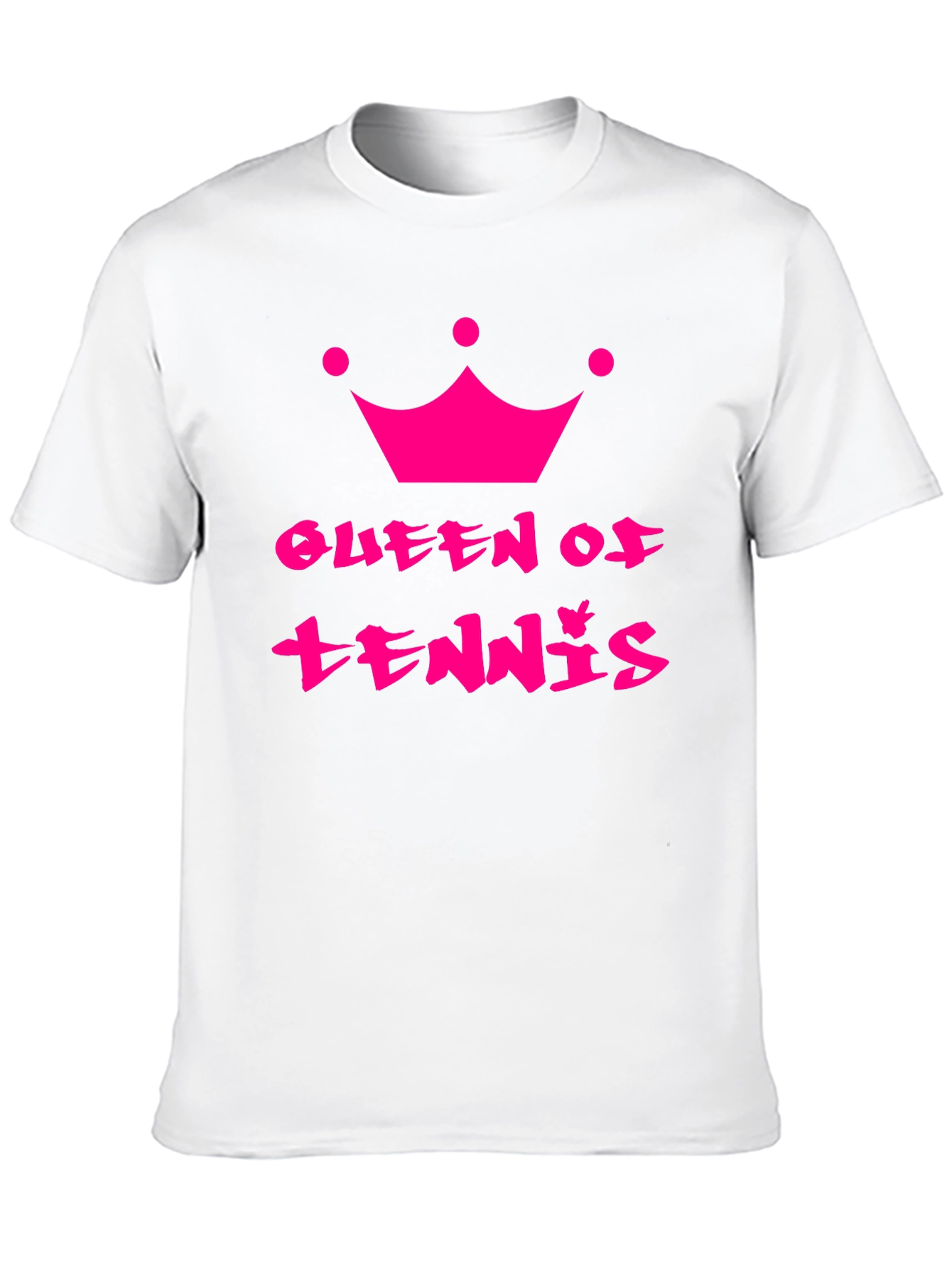 Queen of Tennis Black T-Shirt