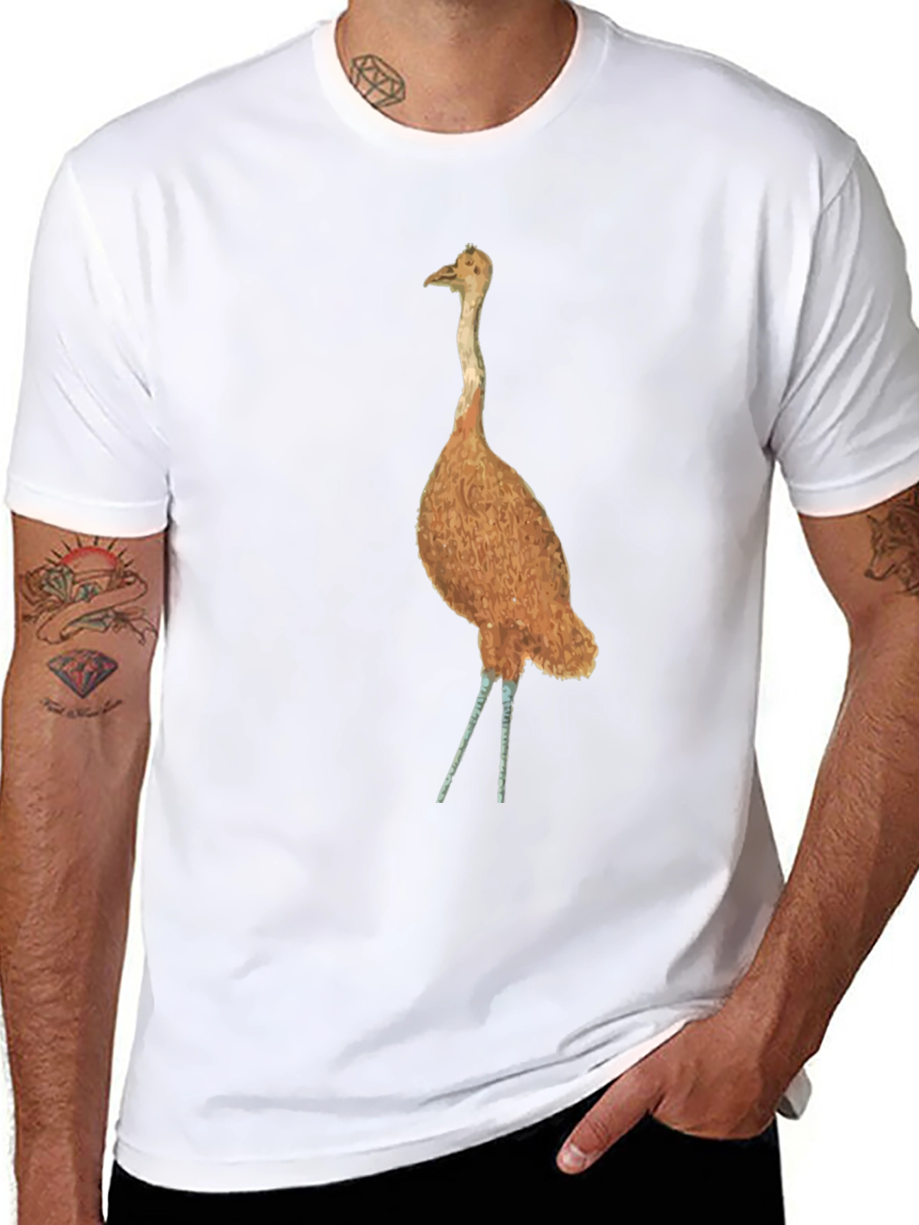 Bird Art T-Shirt - Unique Animal Graphic Tee
