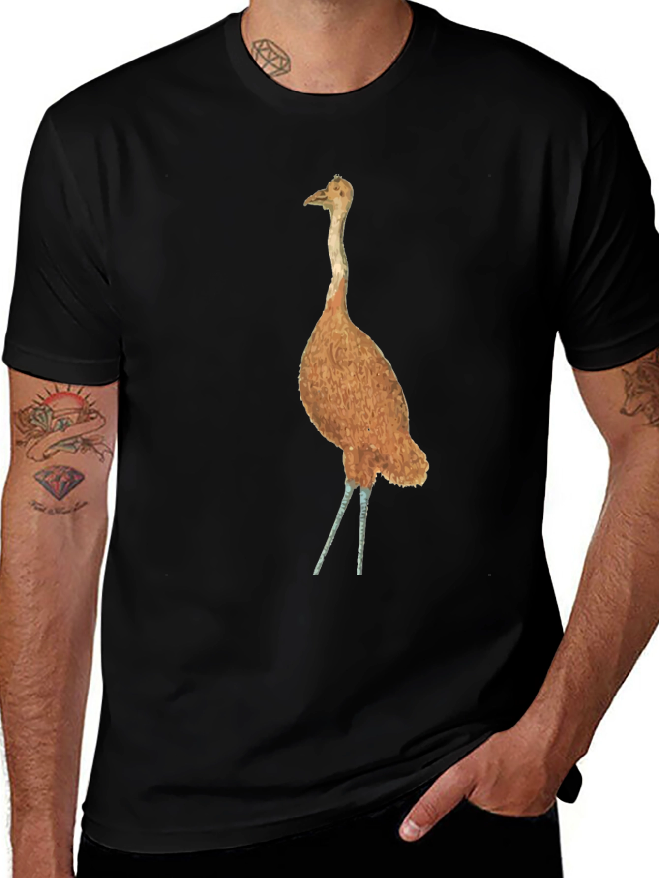Bird Art T-Shirt - Unique Animal Graphic Tee