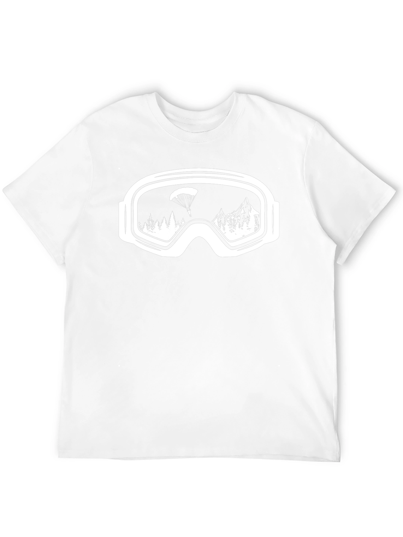 Paragliding Goggles Graphic Tee - Adventure Shirt
