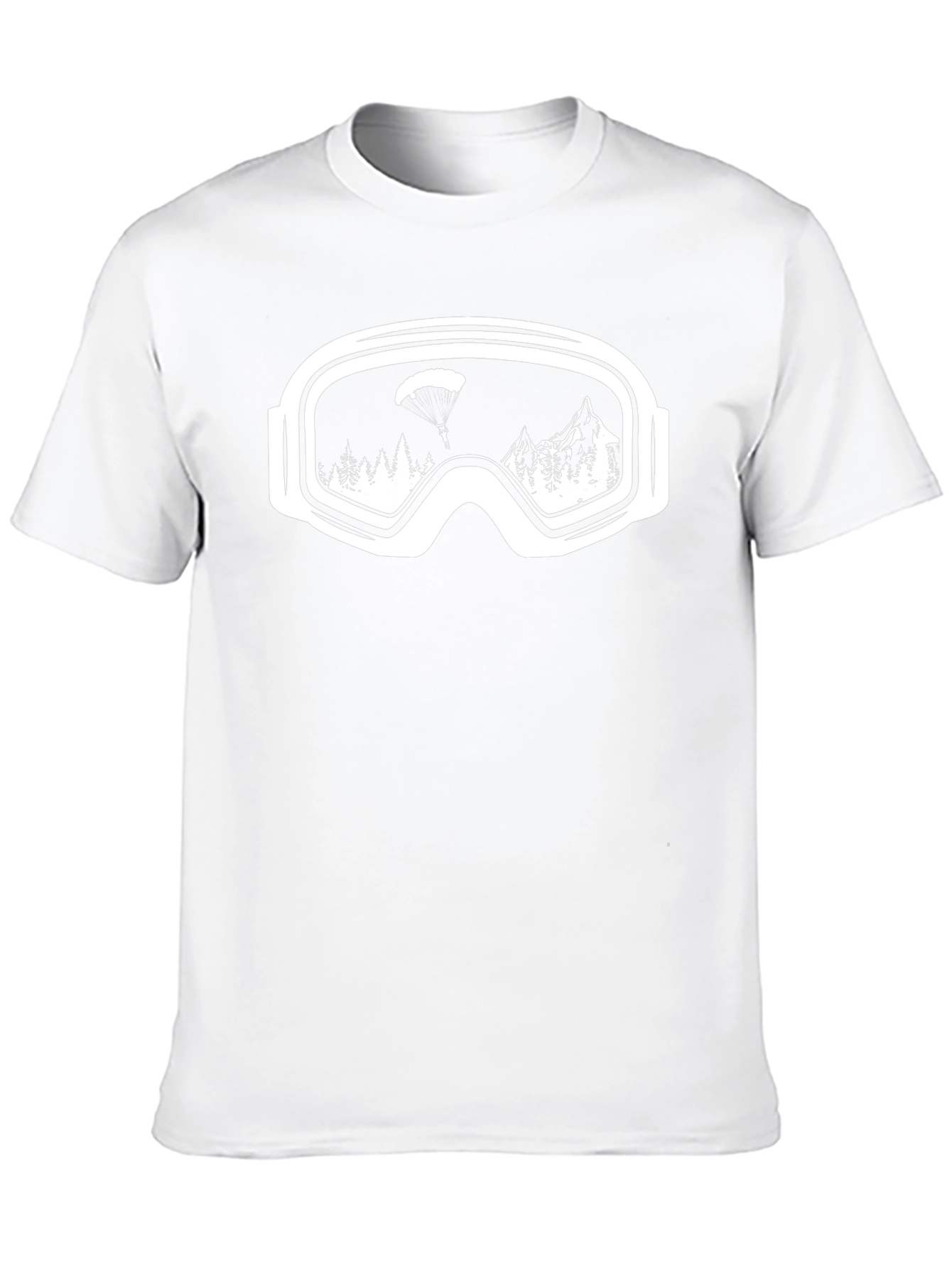 Paragliding Goggles Graphic Tee - Adventure Shirt