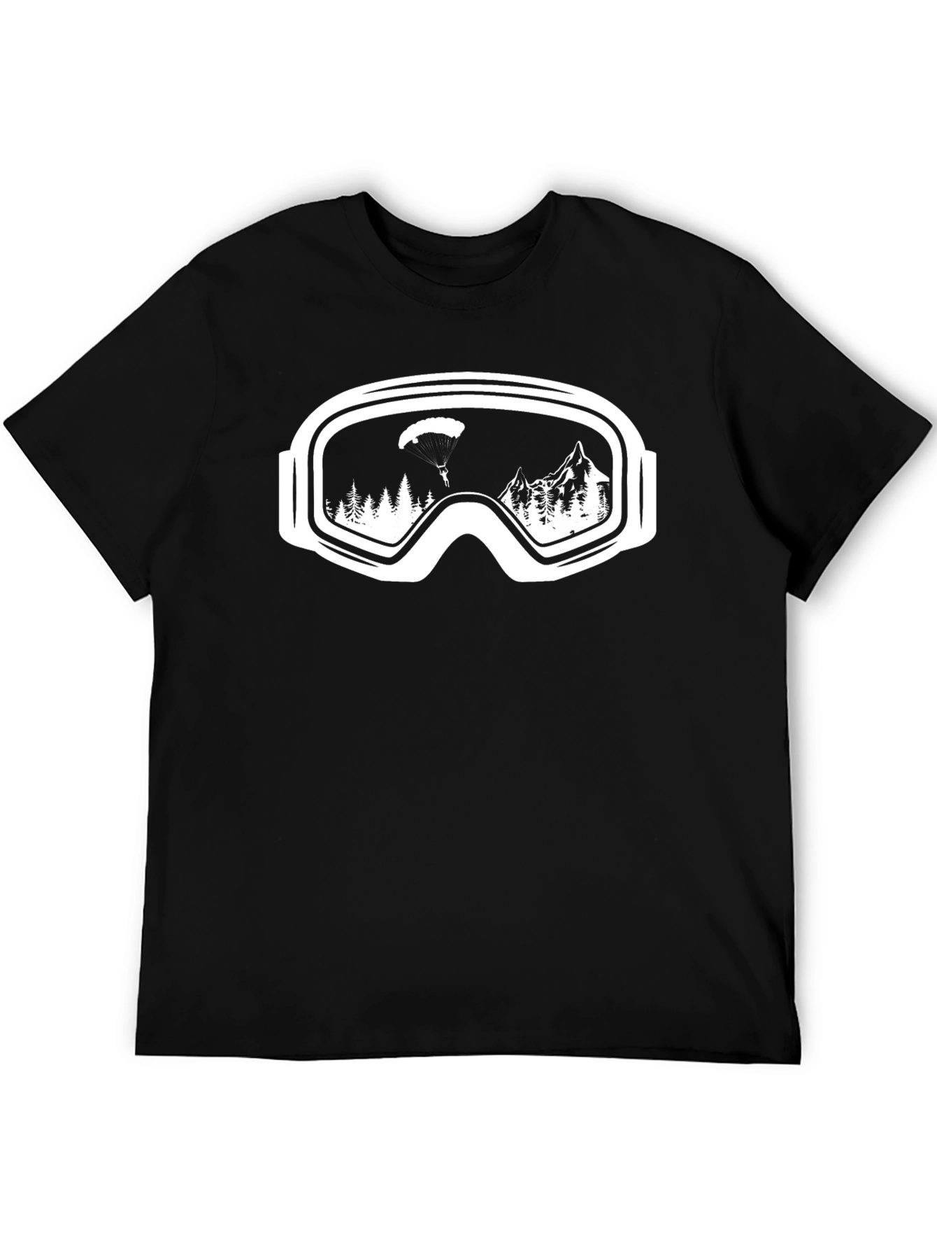 Paragliding Goggles Graphic Tee - Adventure Shirt
