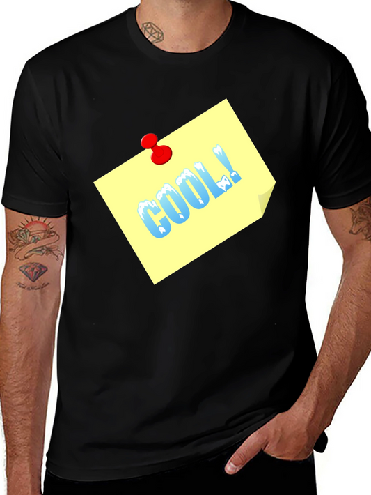 Cool T-Shirt with Note Design