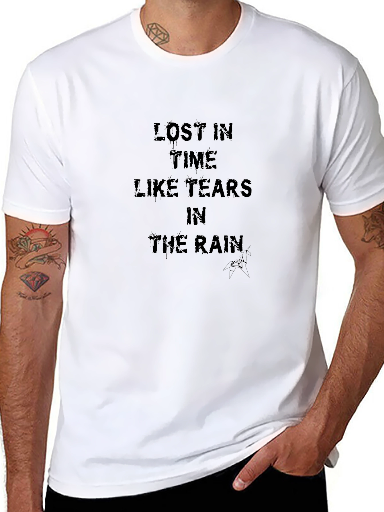 Lost In Time Black T-Shirt