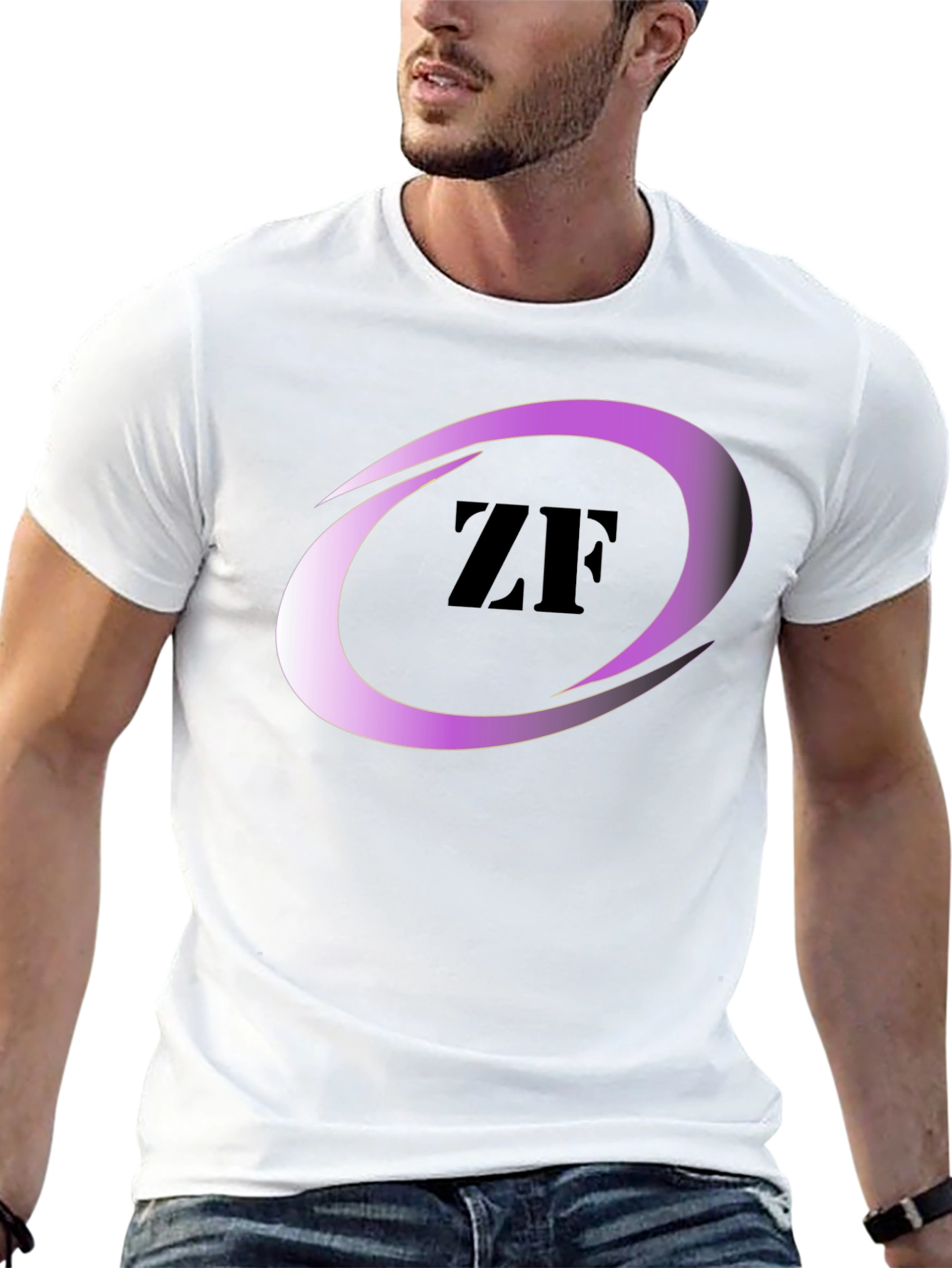 Black ZF Logo T-Shirt
