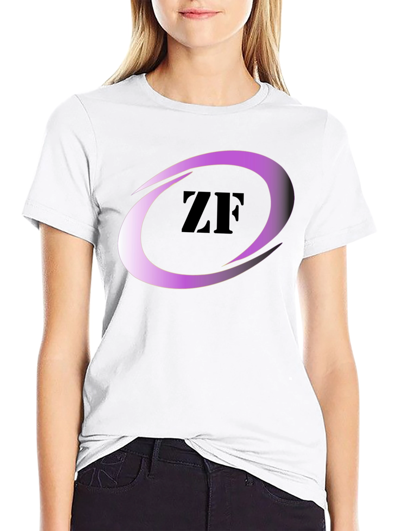Black ZF Logo T-Shirt