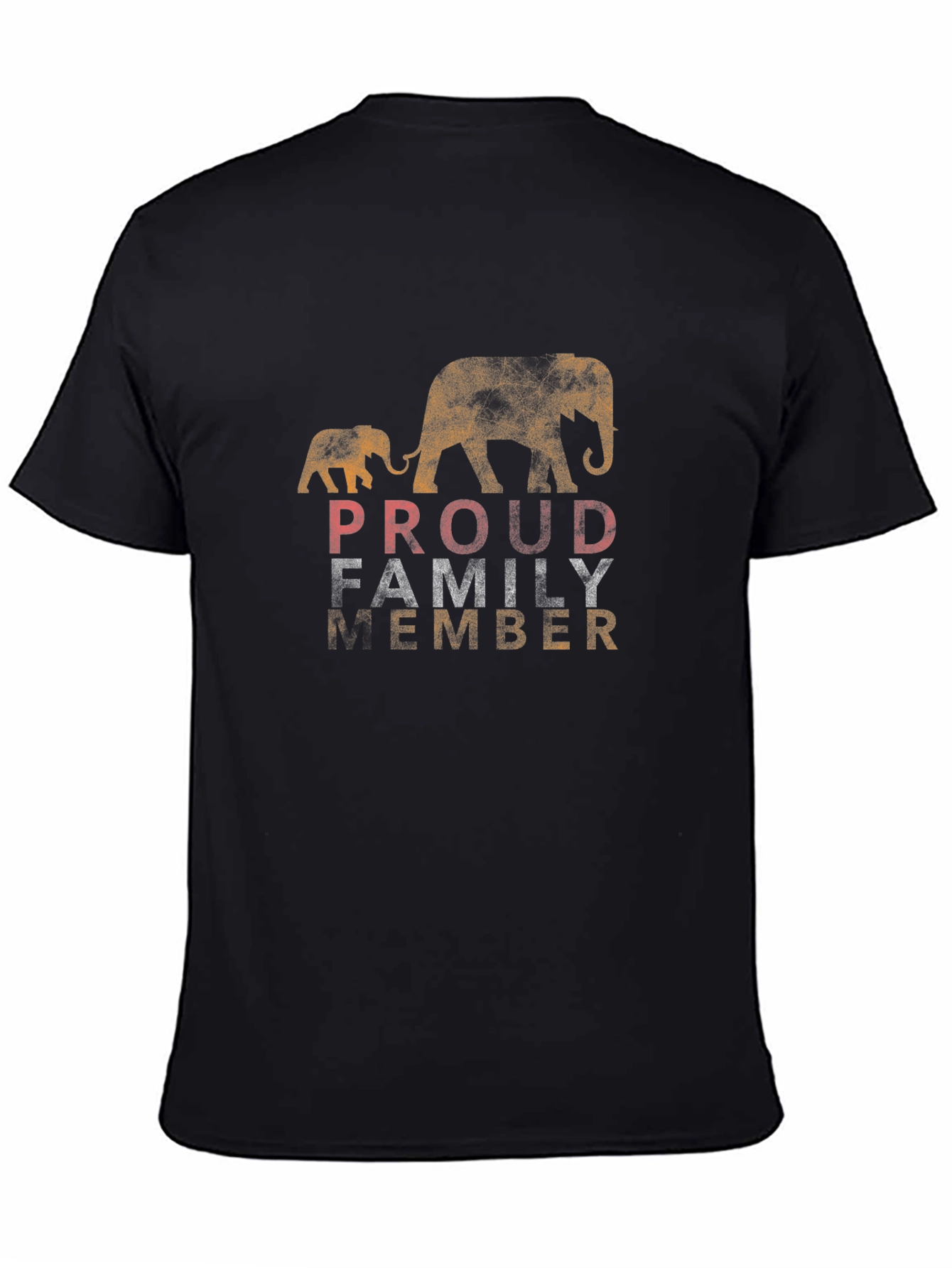 Proud Family Member Elephant Graphic Tee